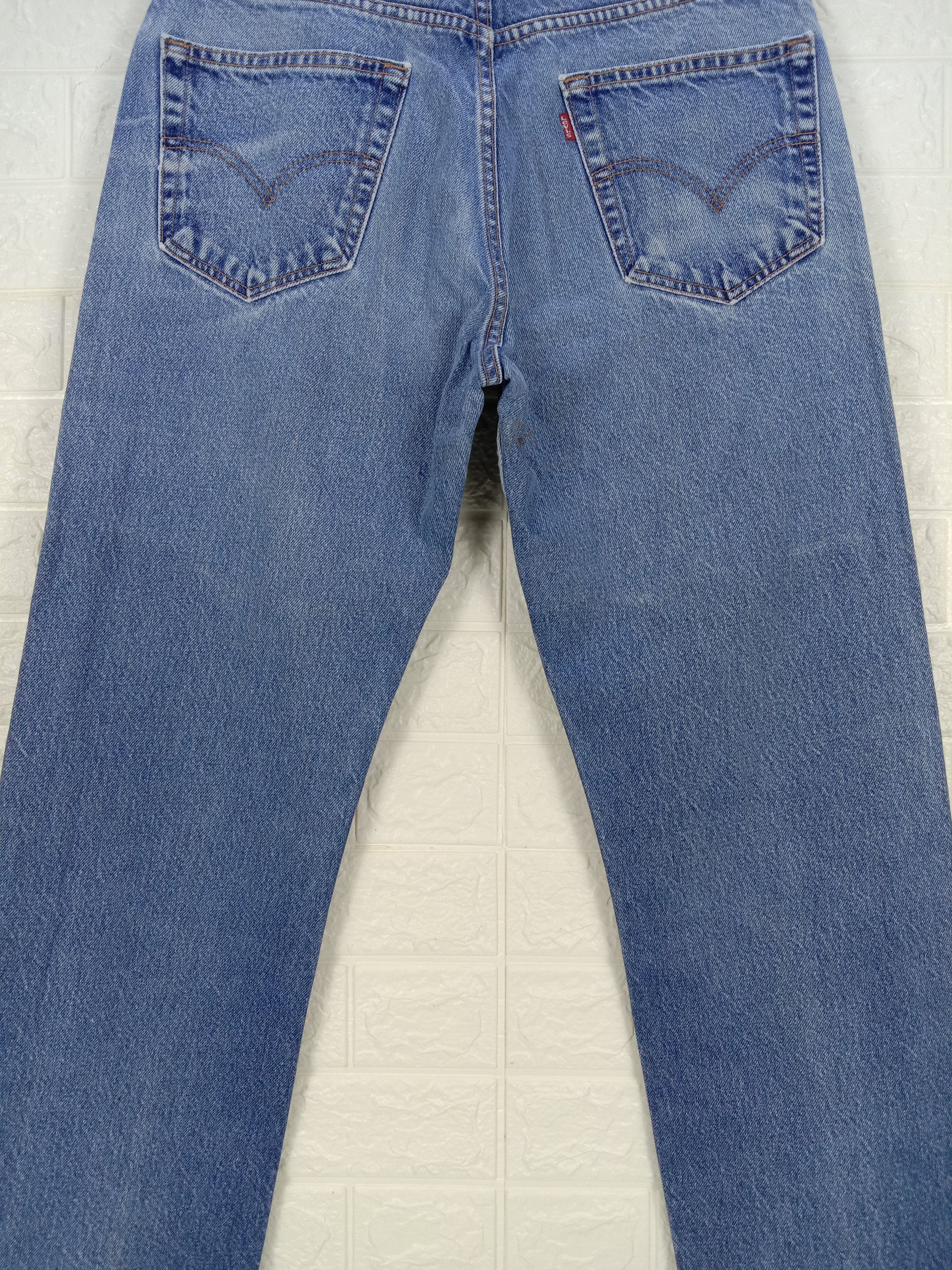 Levi's Vintage Levi's 505 Jeans Blue Washed Regular Fit Denim Size US 32 / EU 48 - 7 Thumbnail