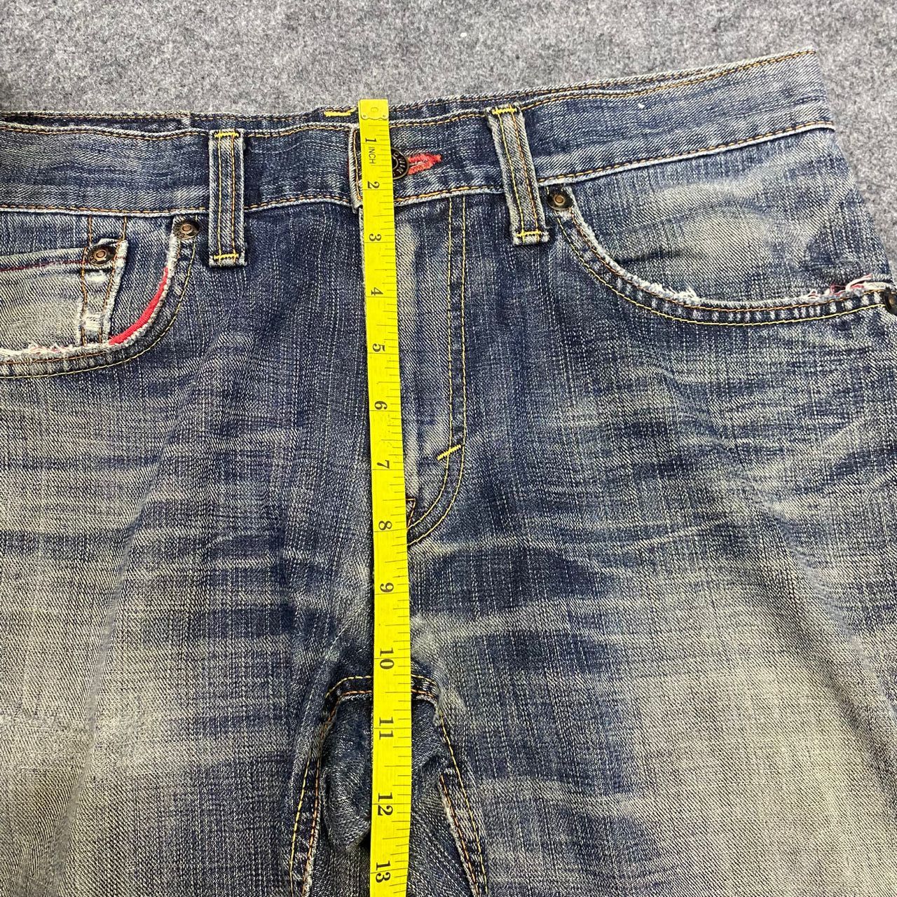 Edwin 💥Best Offer💥Vintage Edwin 512 Distressed Denim Size US 34 / EU 50 - 8 Thumbnail