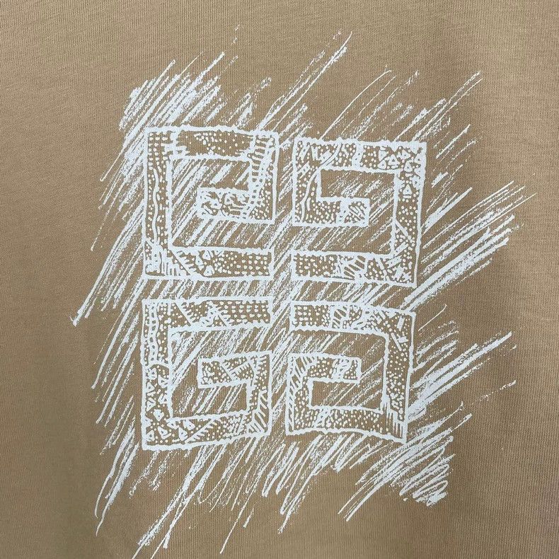 Givenchy Givenchy Beige Graffiti Four-Panel Long Sleeve Size US M / EU 48-50 / 2 - 3 Thumbnail