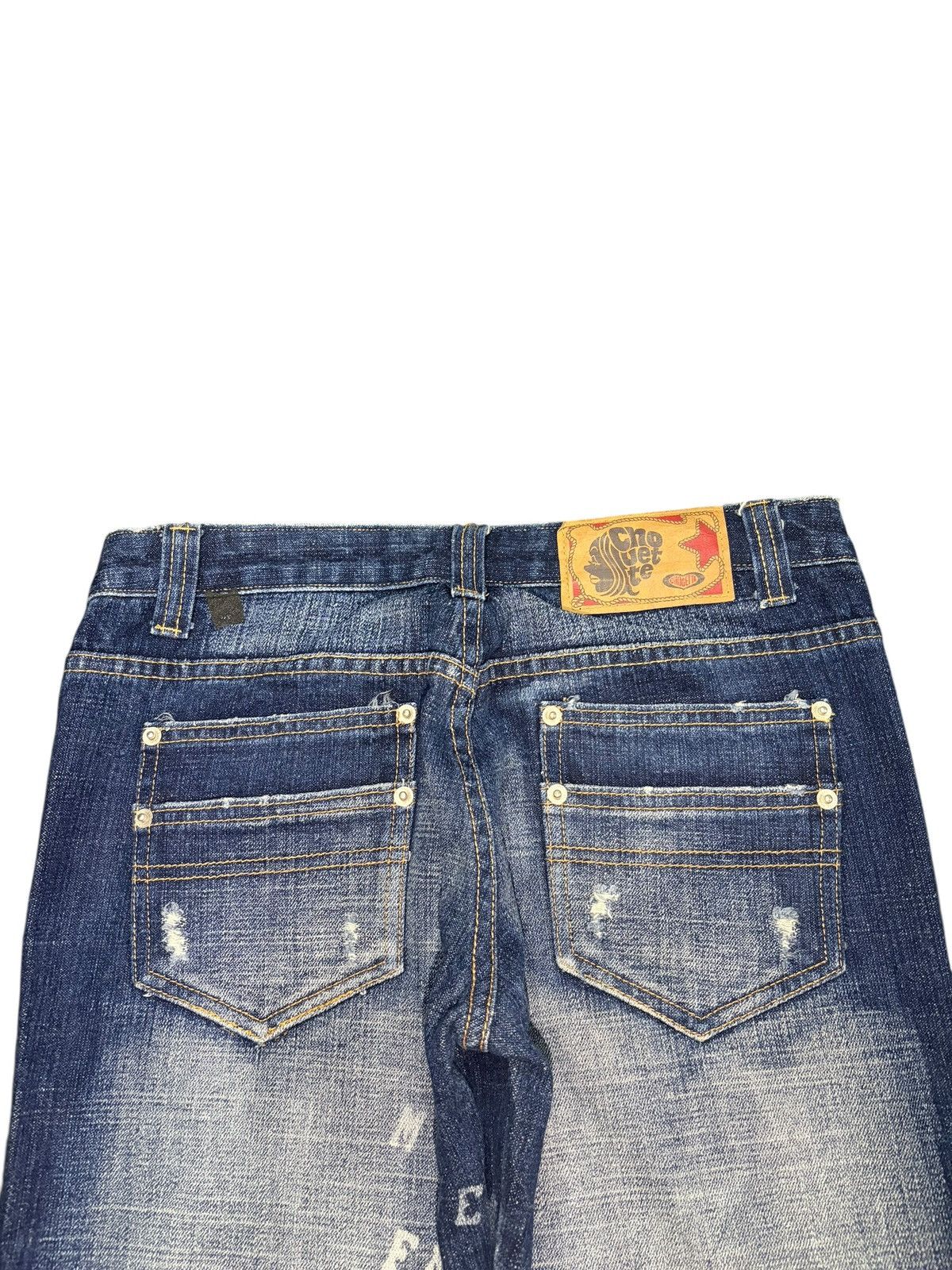 Affliction Chovette Punk Style Distressed Jeans Like Number Nine Size 29" - 4 Thumbnail