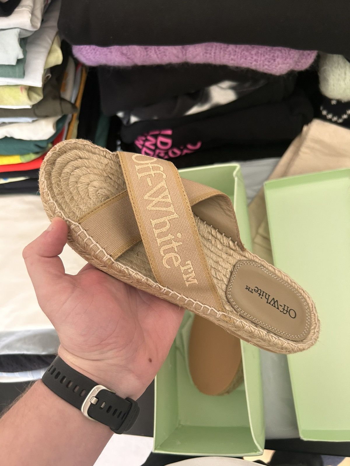 Off-White Off-White Bookish Sandals Size US 9 / IT 39 - 1 Thumbnail