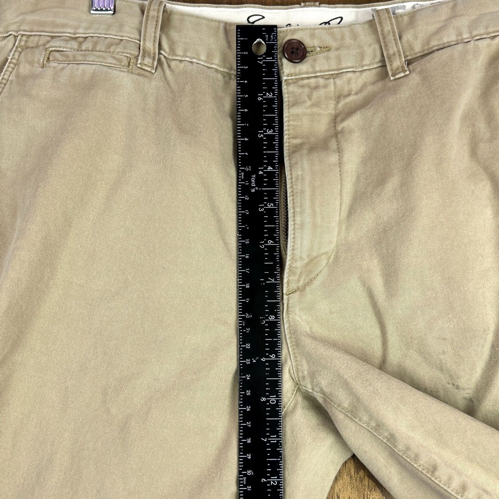Eddie Bauer Eddie Bauer Mens Pants Tan Legend Wash Khakis 100% Cotton 34x32 34x30.5 Regular Rise Mid Inseam 30 Size US 34 / EU 50 - 7 Thumbnail