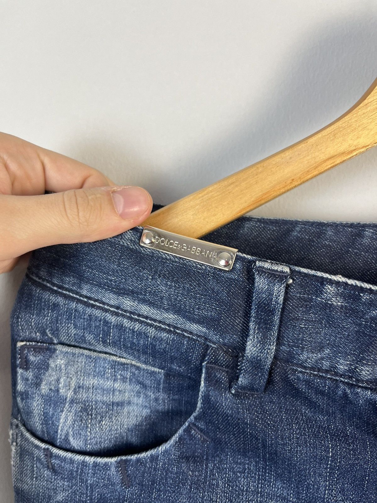 Dolce & Gabbana × Jean Dolce Gabbana D&G Luxury Flared Denim Jeans Y2K Madein Italy Size 28" / US 6 / IT 42 - 7 Thumbnail