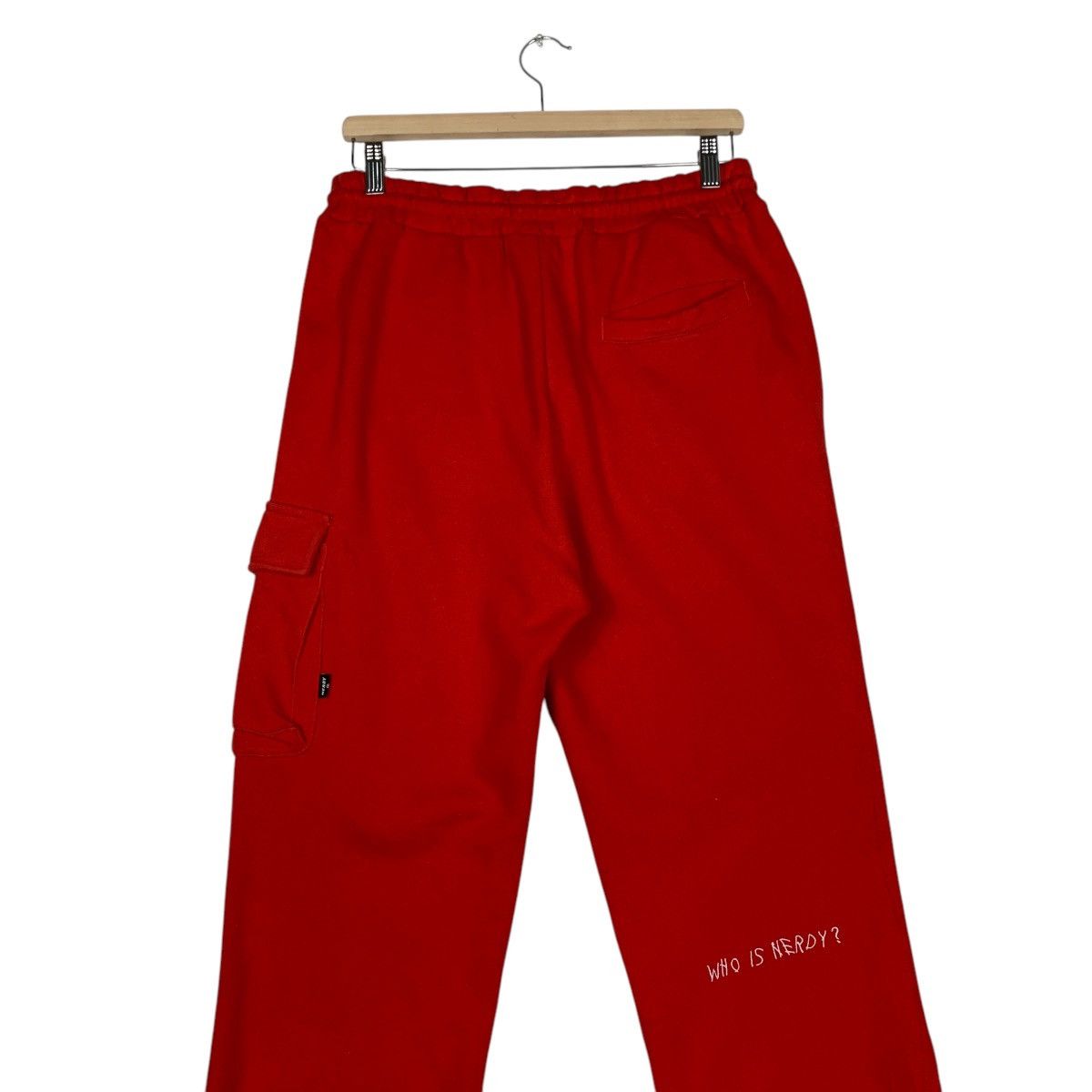 NERDY NERDY Big Logo Drawstring Red Sweatpant #1480-C67 Size US 30 / EU 46 - 9 Thumbnail