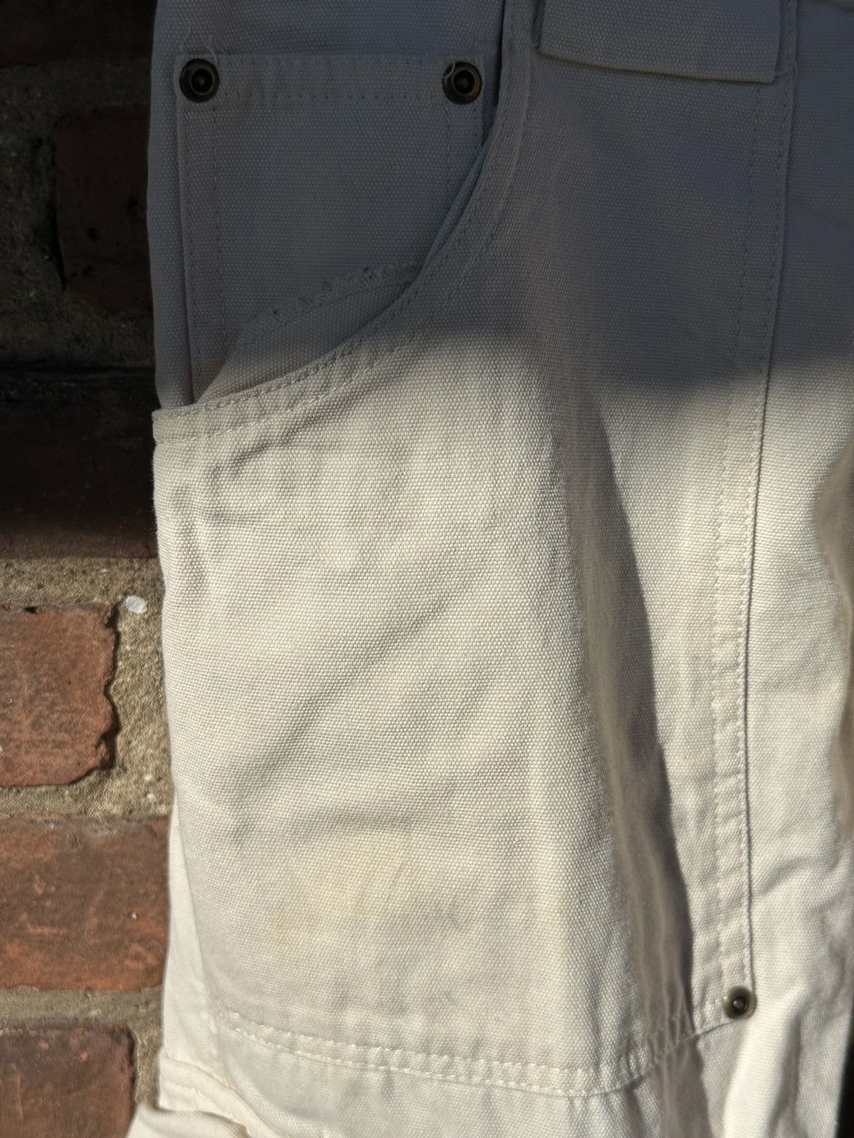 Kody Phillips Kody Phillips Cream Cargo Pants Size US 30 / EU 46 - 6 Thumbnail