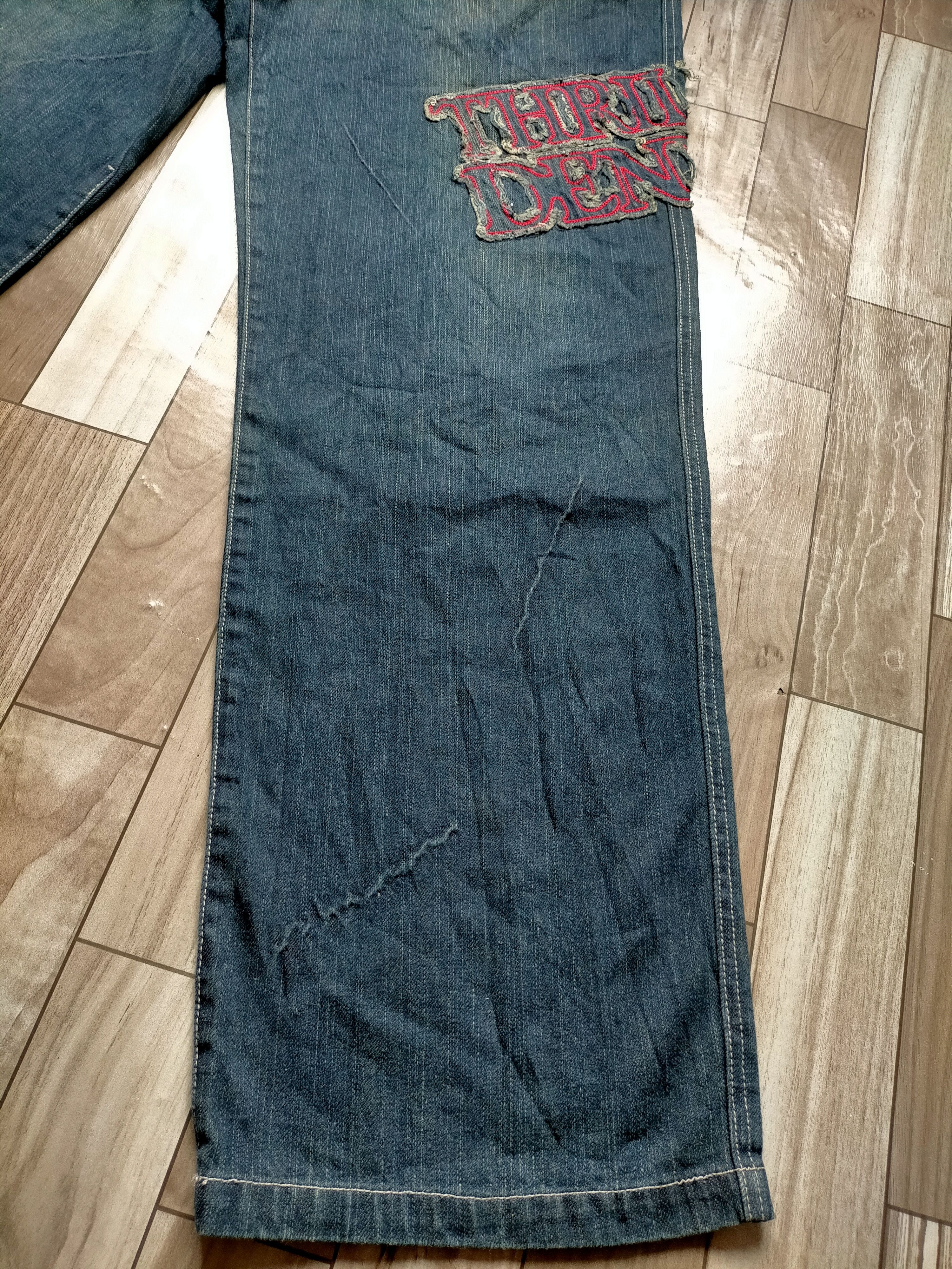 JNCO × Japanese Brand Thriller Denim Baggy Hip Hop Style Jeans Size US 32 / EU 48 - 9 Thumbnail