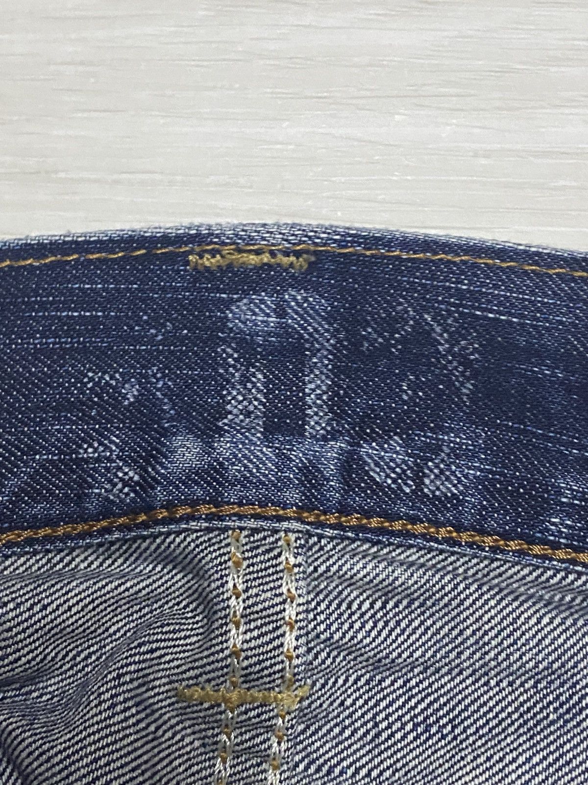Junya Watanabe Vintage Edwin 503 Faded Wash Distressed Loose Jeans Size US 32 / EU 48 - 15 Thumbnail