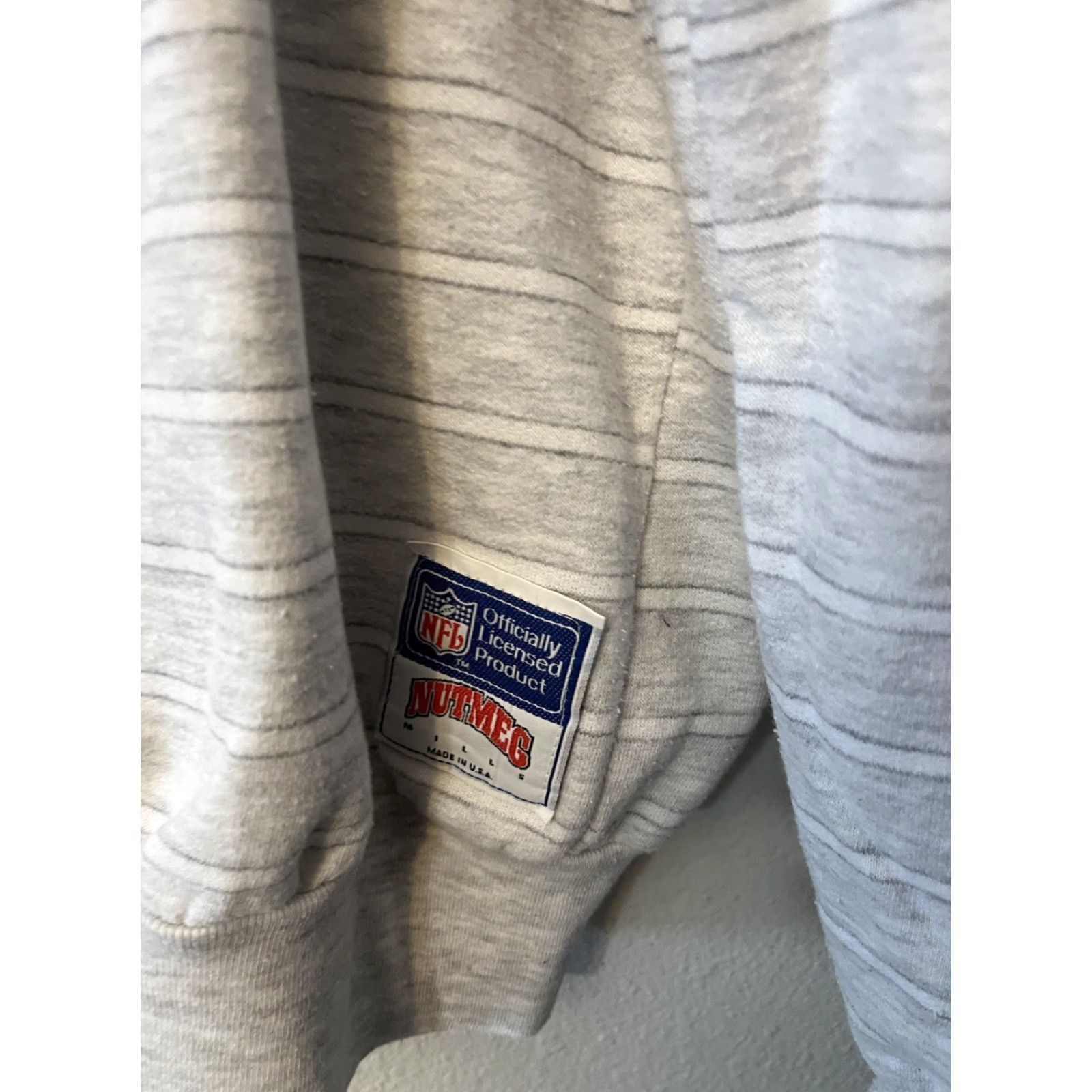 Nutmeg VINTAGE Nutmeg 90s New York Giants Crewneck Sweatshirt Men XL Gray Size US XL / EU 56 / 4 - 4 Thumbnail