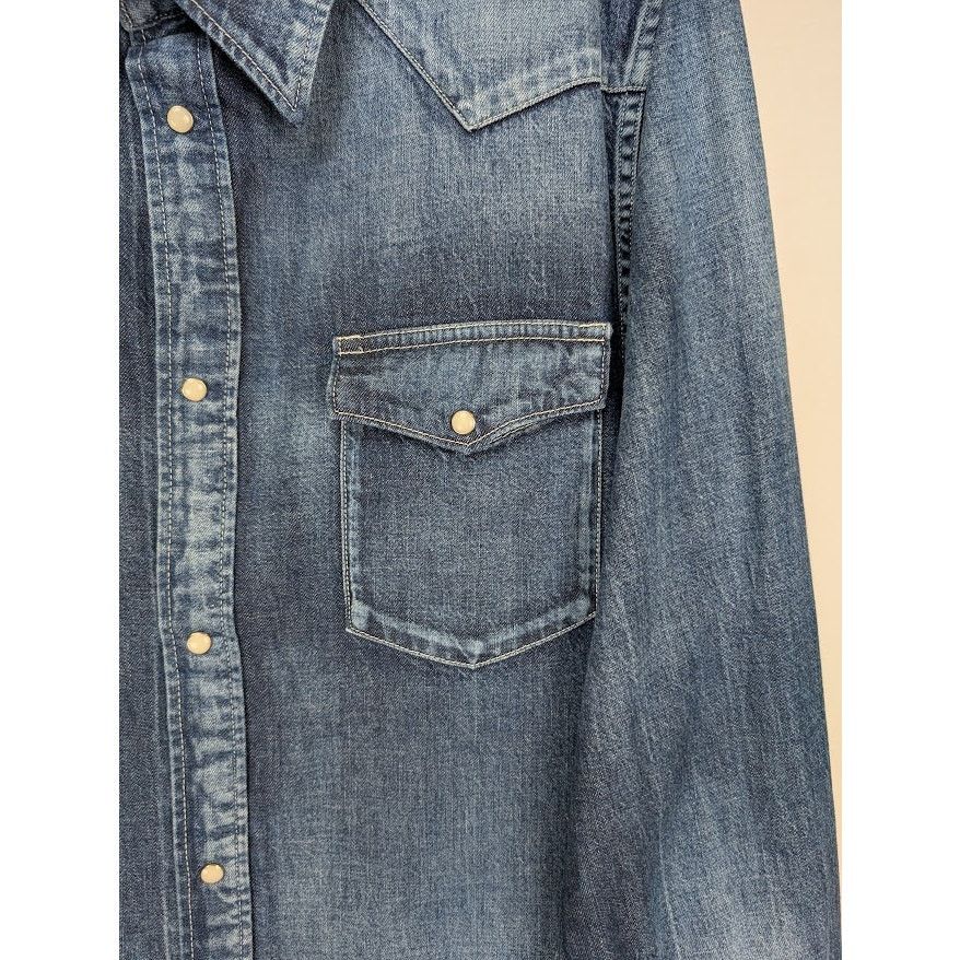 Visvim o1rshd1 Social Sculpture Shirt in Indigo Size US M / EU 48-50 / 2 - 4 Thumbnail