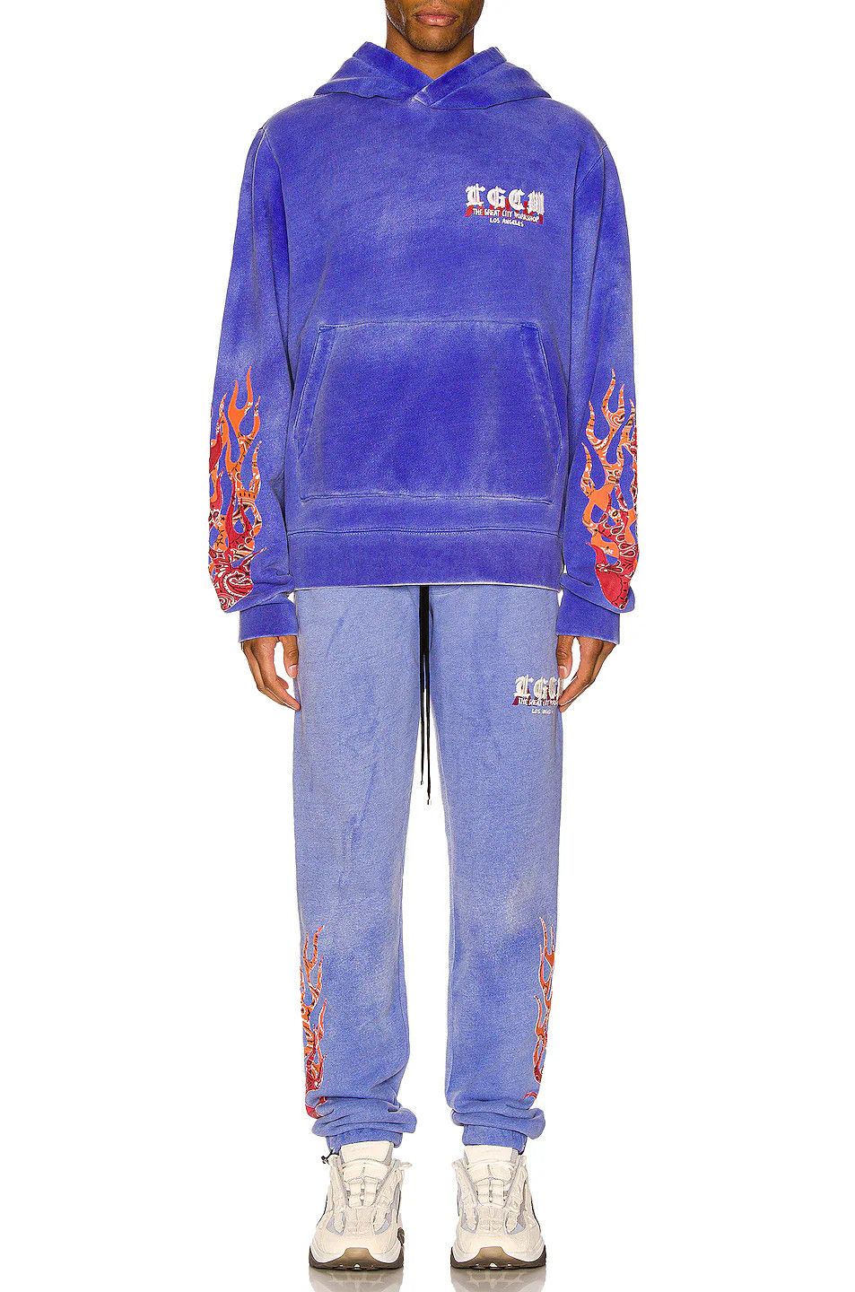 Amiri o1y0525 Logo Jogger & Sweatpant in Light Purple Size US 30 / EU 46 - 5 Thumbnail