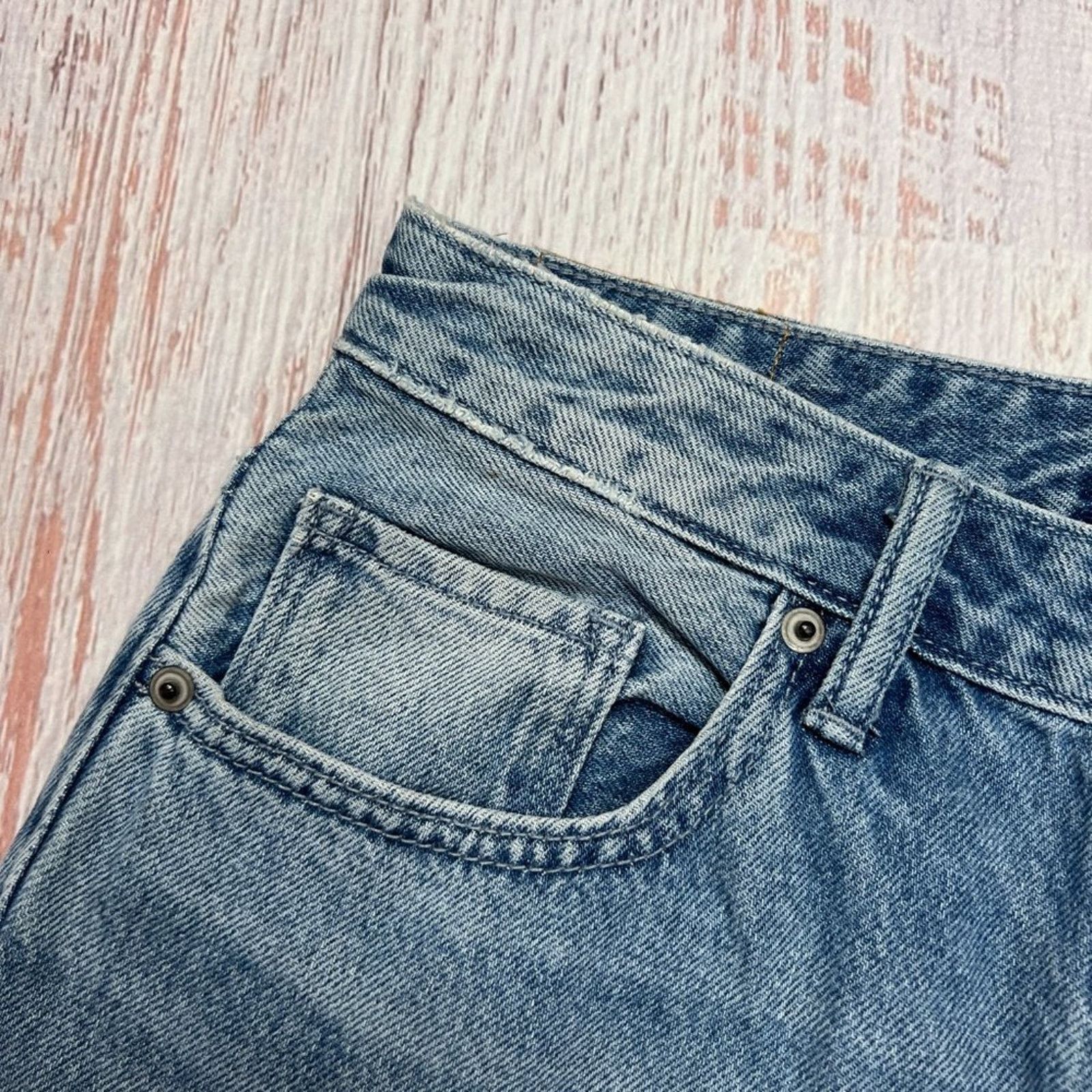 Prps PRPS Biscayne High Rise Crop Frayed Hem Jeans Blue Size 28 Size 28" / US 6 / IT 42 - 12 Thumbnail