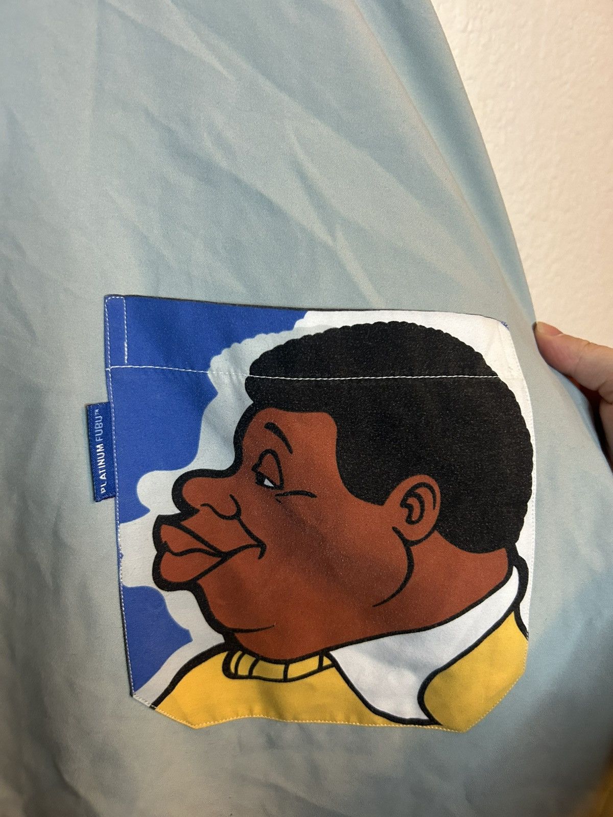 Fubu VTG Y2K Platinum FUBU Fat Albert Button Up Big Shirt Mens XL Size US XL / EU 56 / 4 - 5 Thumbnail