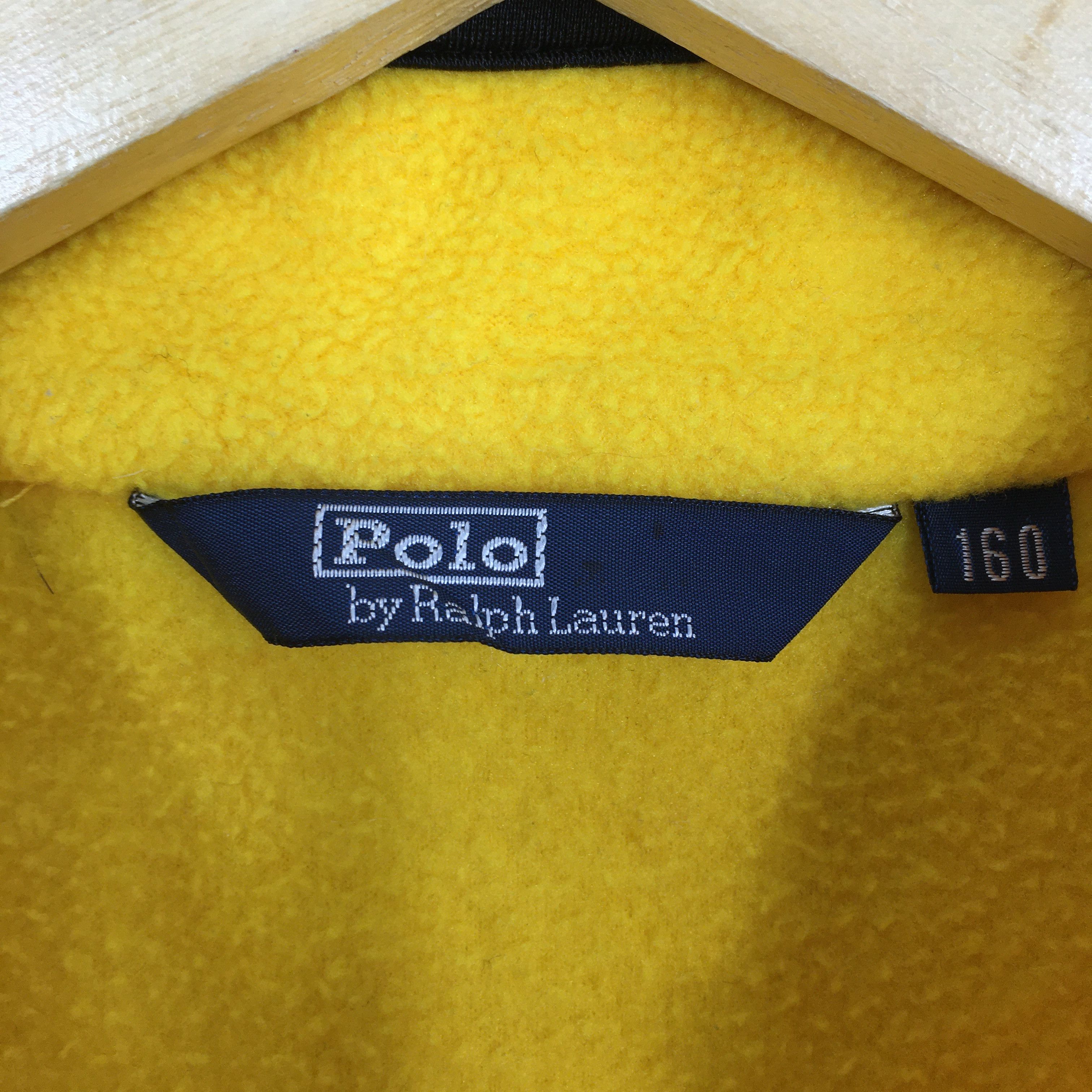 Polo Ralph Lauren Vintage 90's Polo Ralph Lauren Fleece Vest Yellow Medium Size US M / EU 48-50 / 2 - 3 Thumbnail