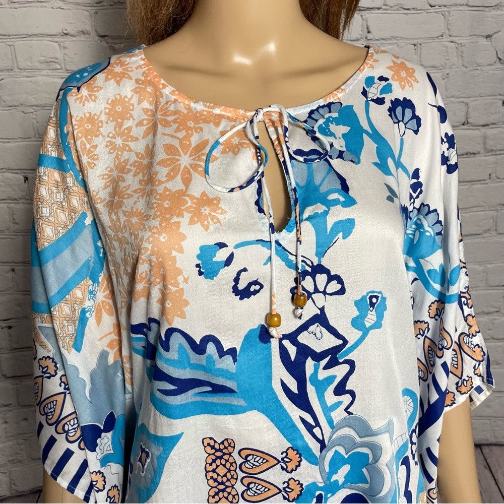 Chicos New Chico's Floral Multi-Print Poncho Size S/M Size M / US 6-8 / IT 42-44 - 9 Thumbnail