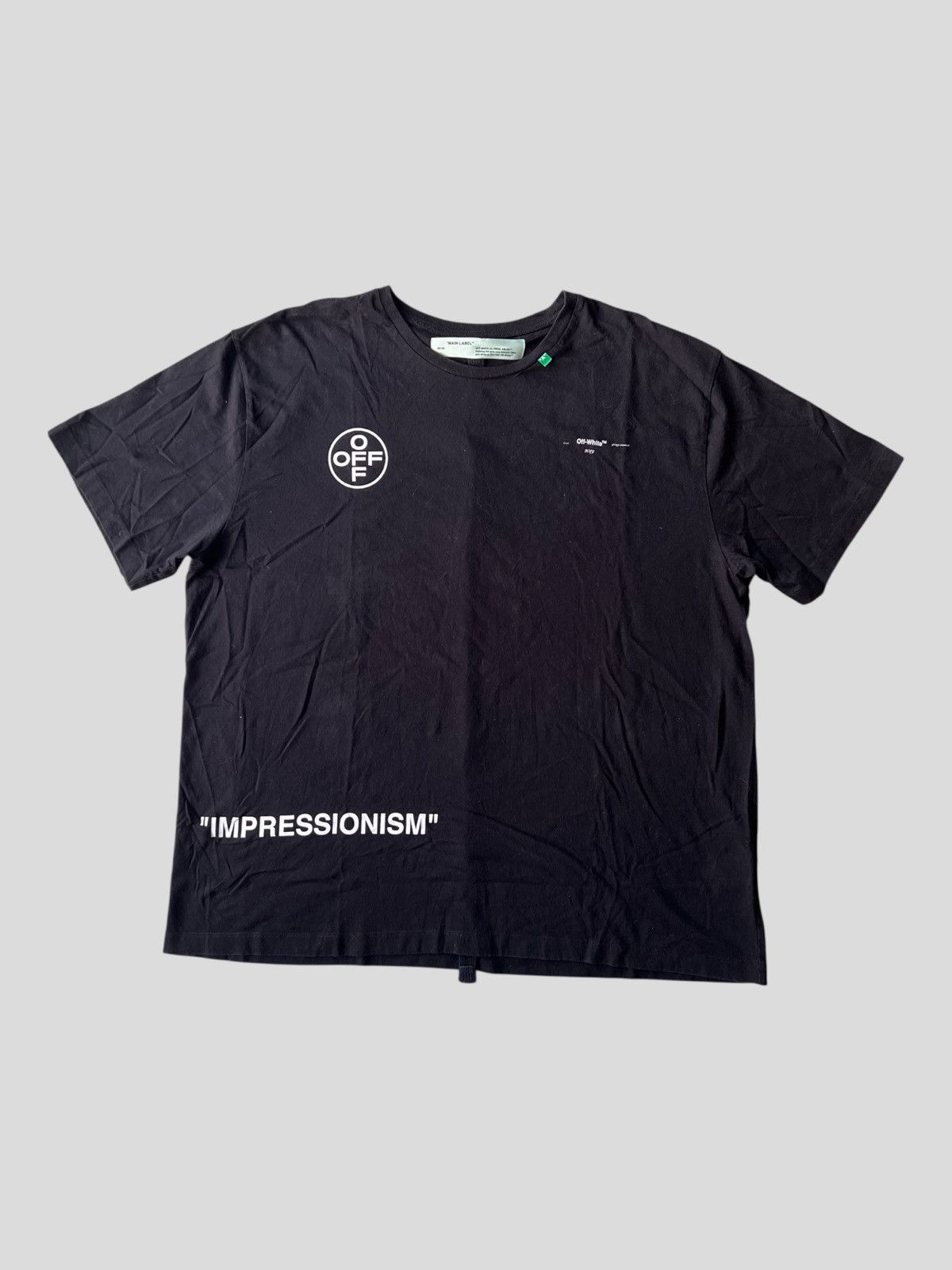 Off-White SS19 Off-White C/O Virgil Abloh "Impression" Oversized Shirt Size US L / EU 52-54 / 3 - 3 Thumbnail