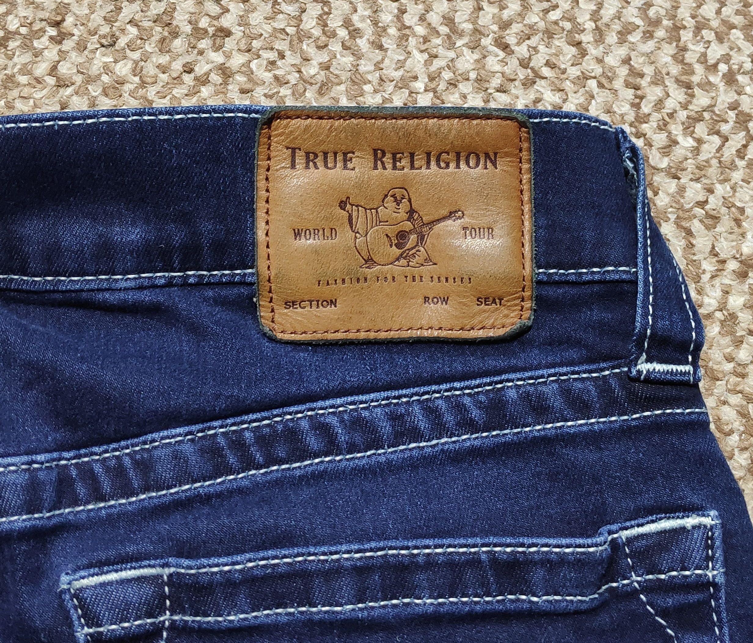 True Religion True Religion Jack Skinny Tapered Denim Jeans sz W32 Size US 32 / EU 48 - 5 Thumbnail