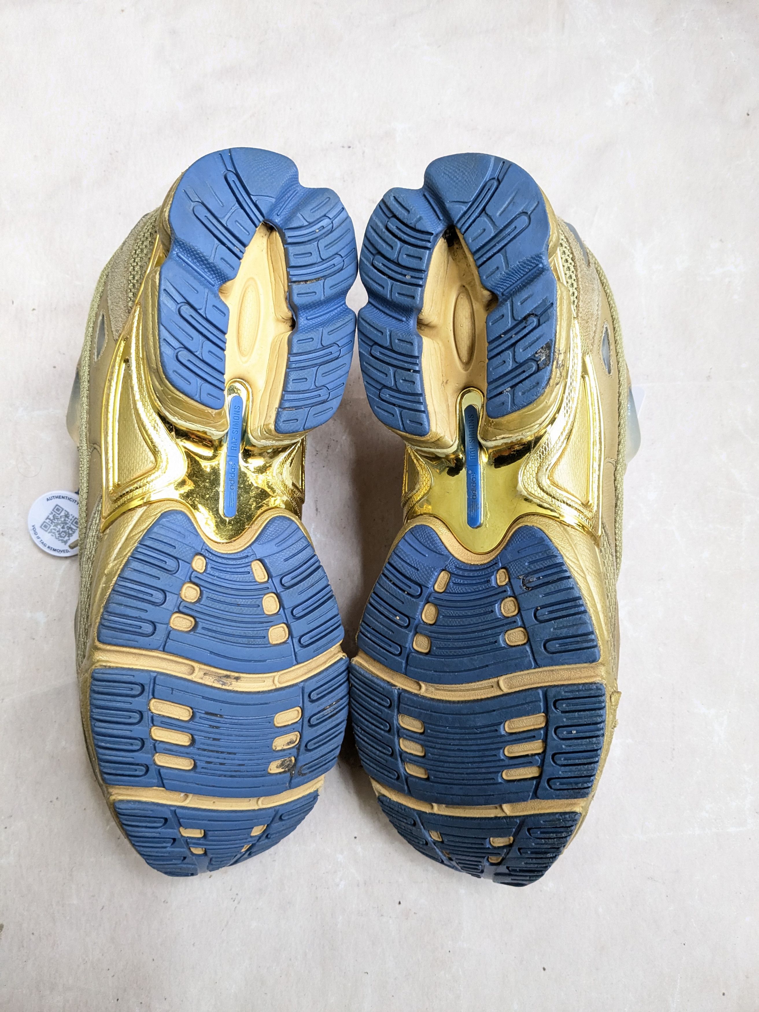 Adidas × Raf Simons Adidas Raf Simons Ozweego 2 Gold 11 Sneakers Size US 11 / EU 44 - 18 Thumbnail