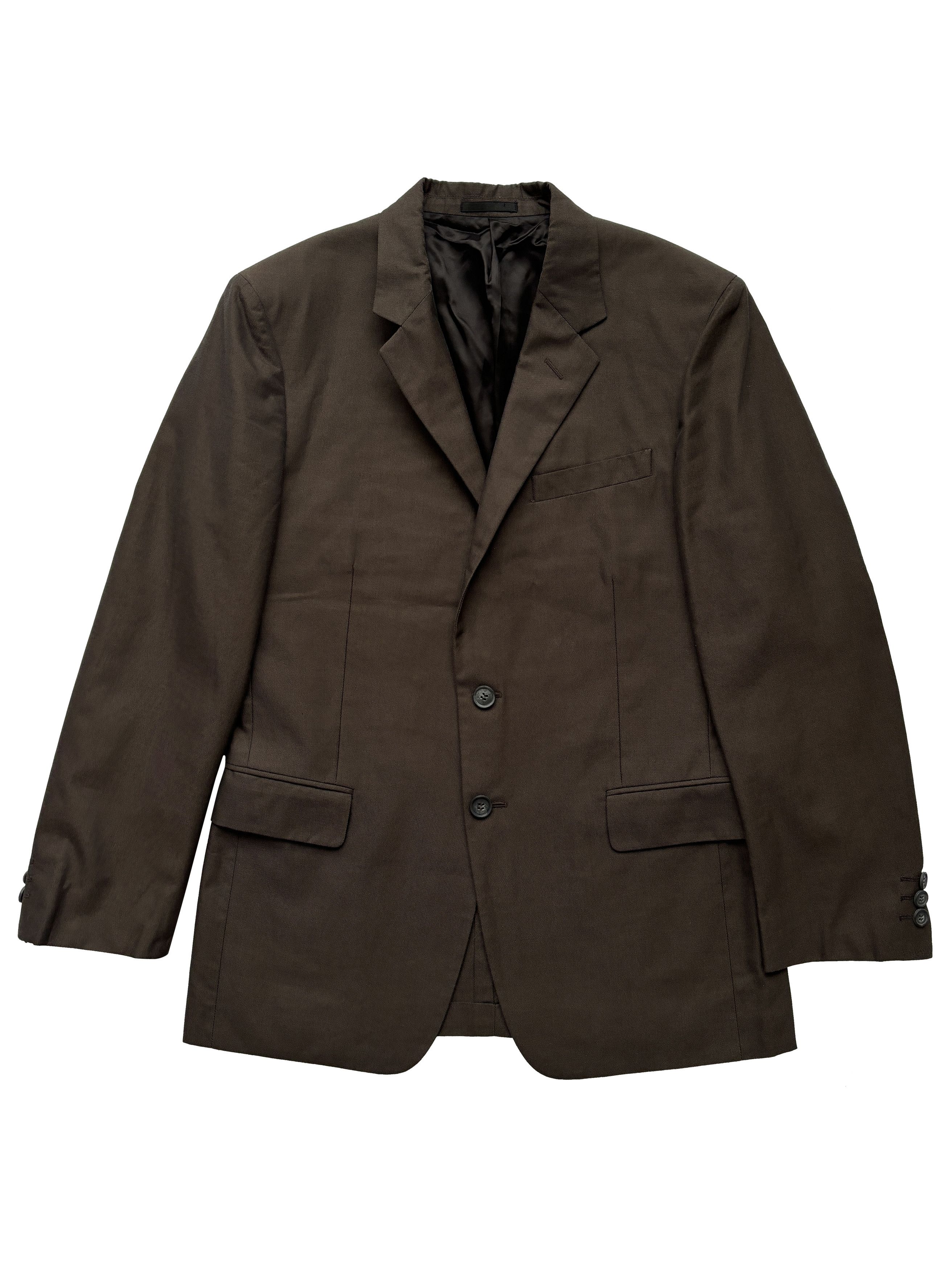 ⚡️QUICK SALE⚡️2012 Prada Brown Cotton Blazer Jacket