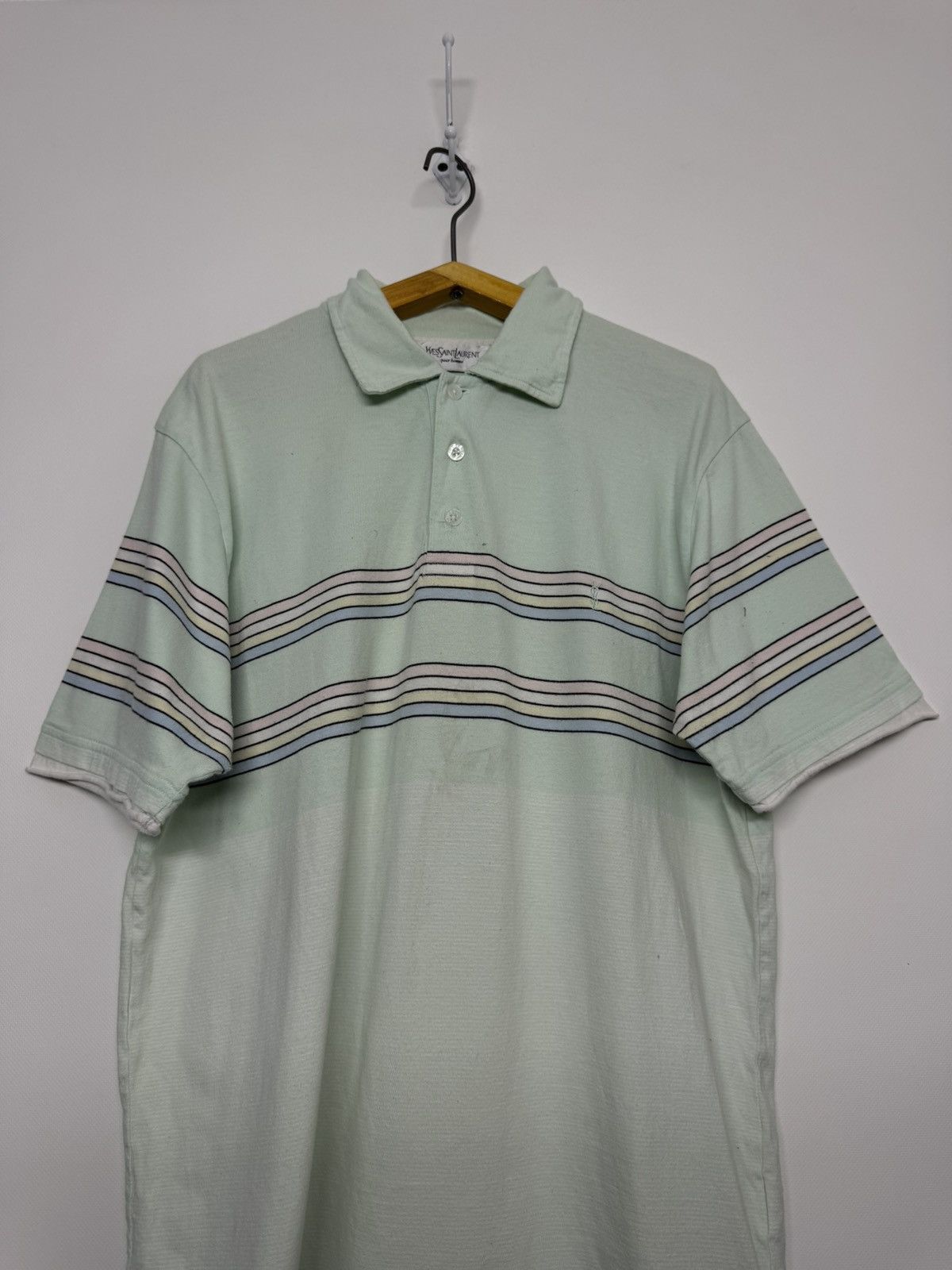 Yves Saint Laurent Vintage Luxury Yves Saint Laurent YSL Polo Shirt vintage Size US L / EU 52-54 / 3 - 3 Thumbnail