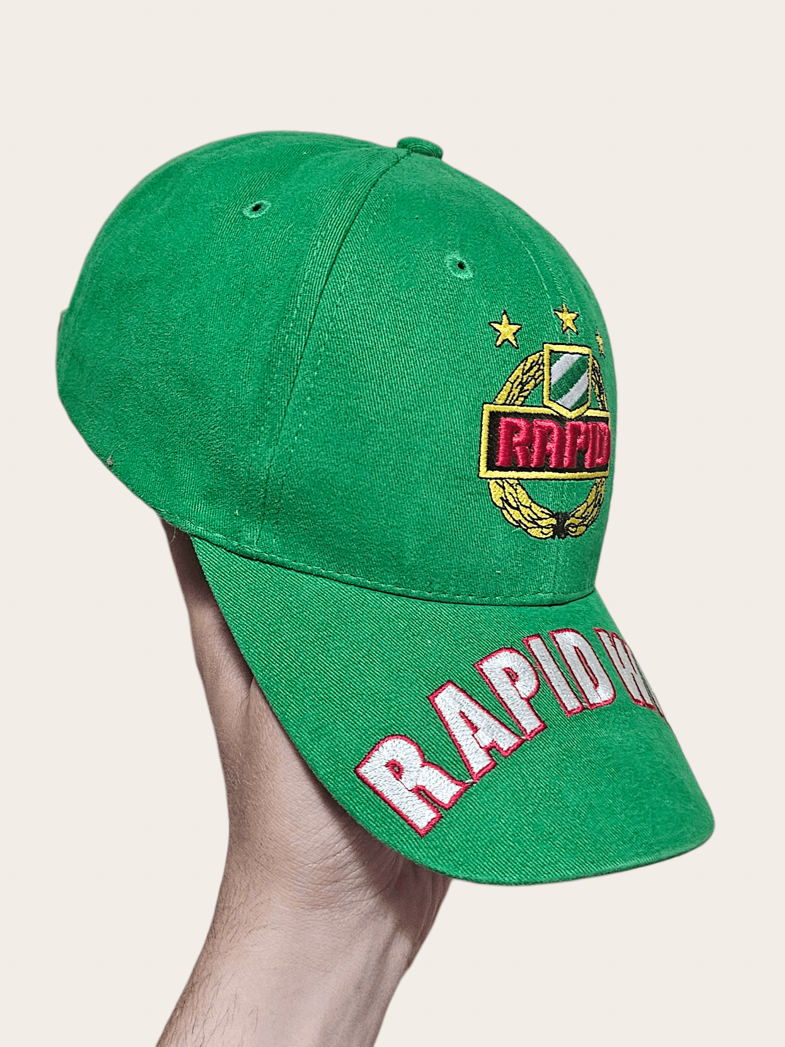 Vintage Rapid Wien Spellout Vintage Hat Size ONE SIZE - 2 Thumbnail