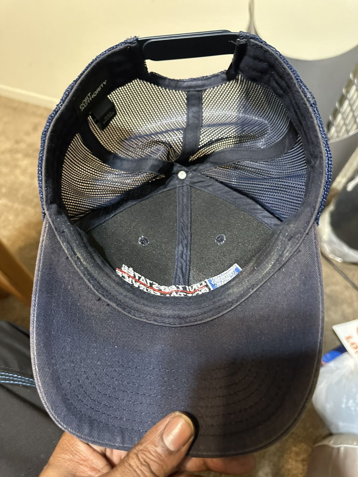 Anti Social Social Club Vintage USPS Mailman “triple grey & blue” hat 00s Size ONE SIZE - 6 Thumbnail