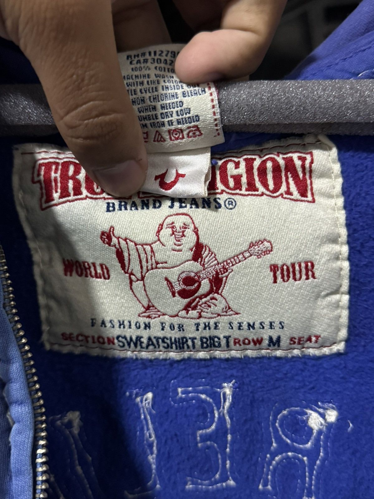 True Religion Rare True Religion Skull Zip Hoodie – Vintage Y2K Size US M / EU 48-50 / 2 - 5 Thumbnail