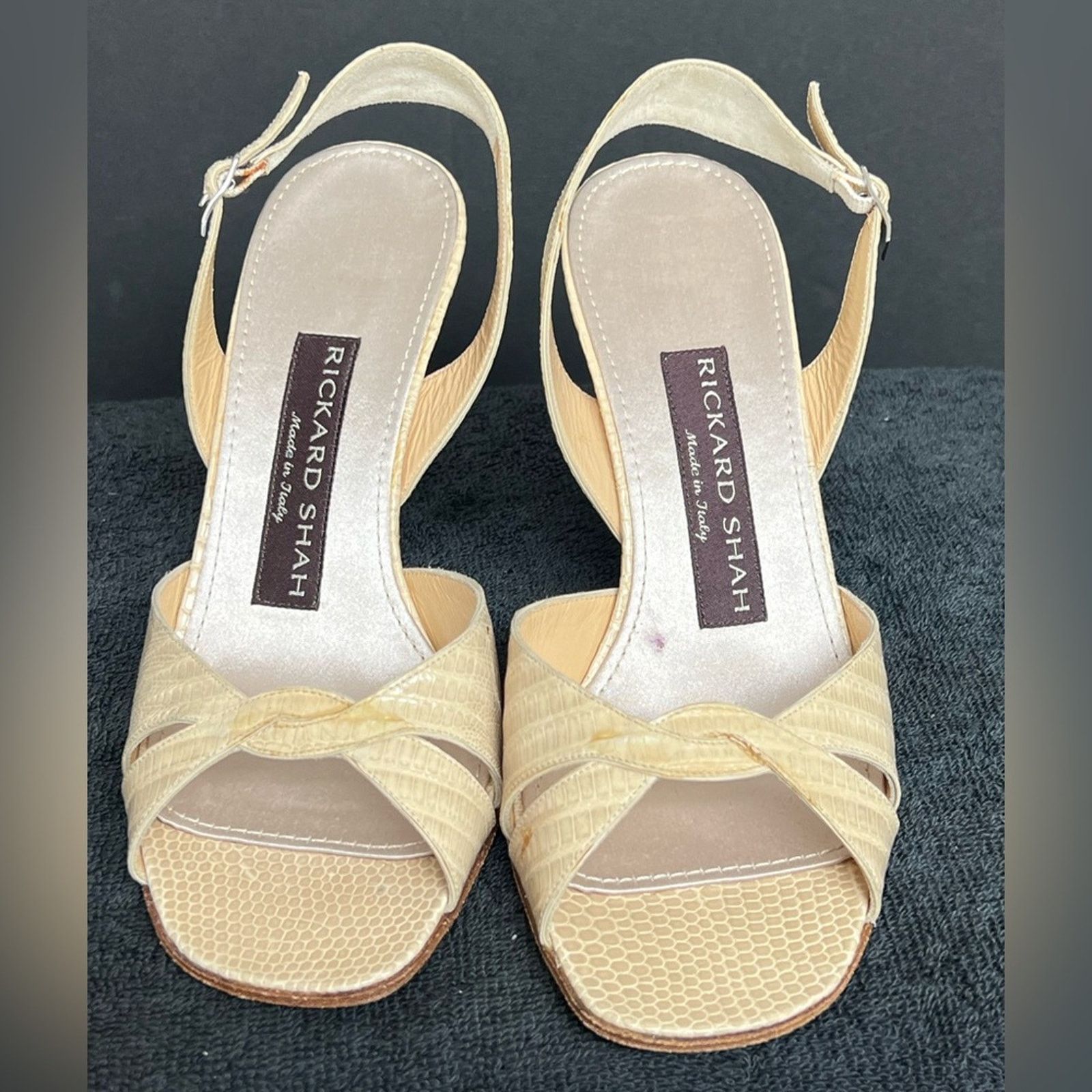 Richard Chai Richard Shah Women Sandal Heel 36M Exotic Made in Italy Size US 6 / IT 36 - 1 Thumbnail