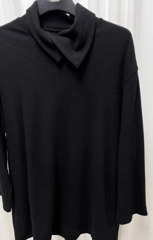 Yohji Yamamoto Yohji Yamamoto Black Roll Neck Sweater K20 Size US L / EU 52-54 / 3 - 5 Thumbnail