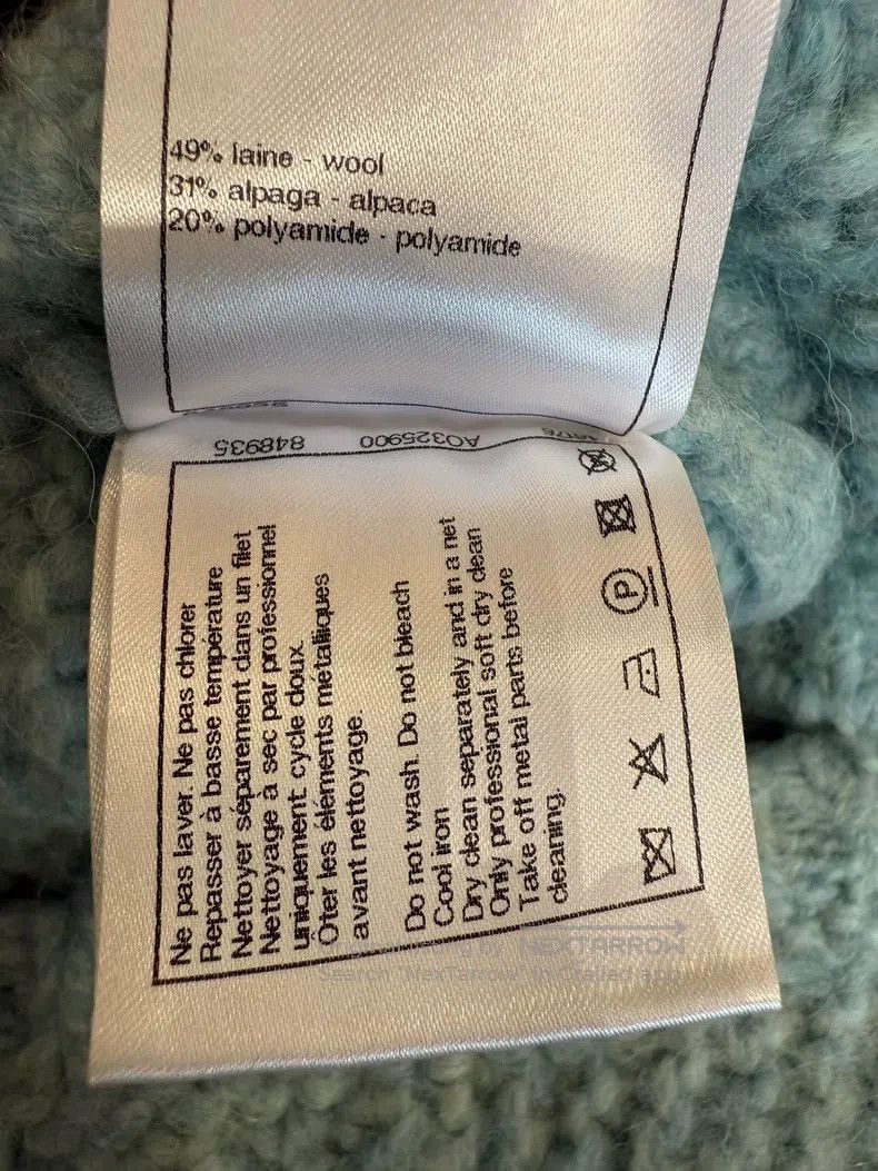 Chanel Chanel 21K light blue tie-up knitted cardigan coat Size XS / US 0-2 / IT 36-38 - 7 Thumbnail