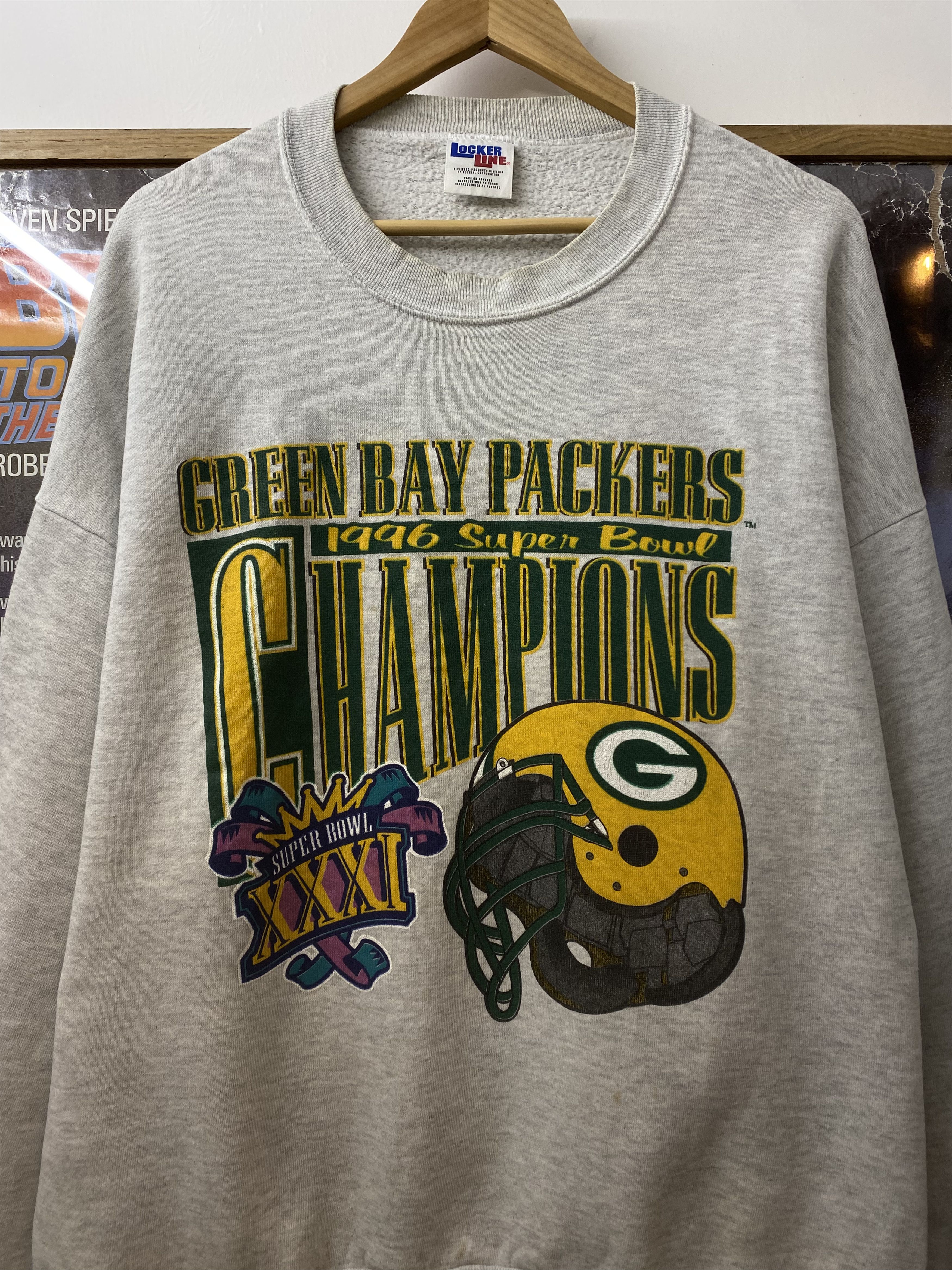Russell Athletic 1996 NFL Green Bay Packers Super Bowl Champions Jumper Size US XXL / EU 58 / 5 - 2 Thumbnail