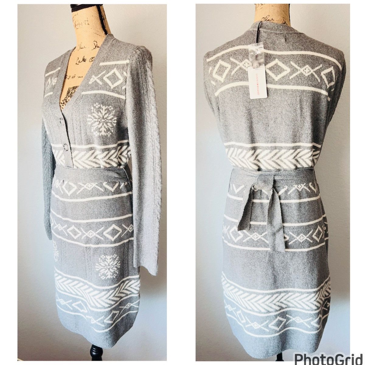 Lucky Brand Sweater Dress Size L / US 10 / IT 46 - 12 Thumbnail