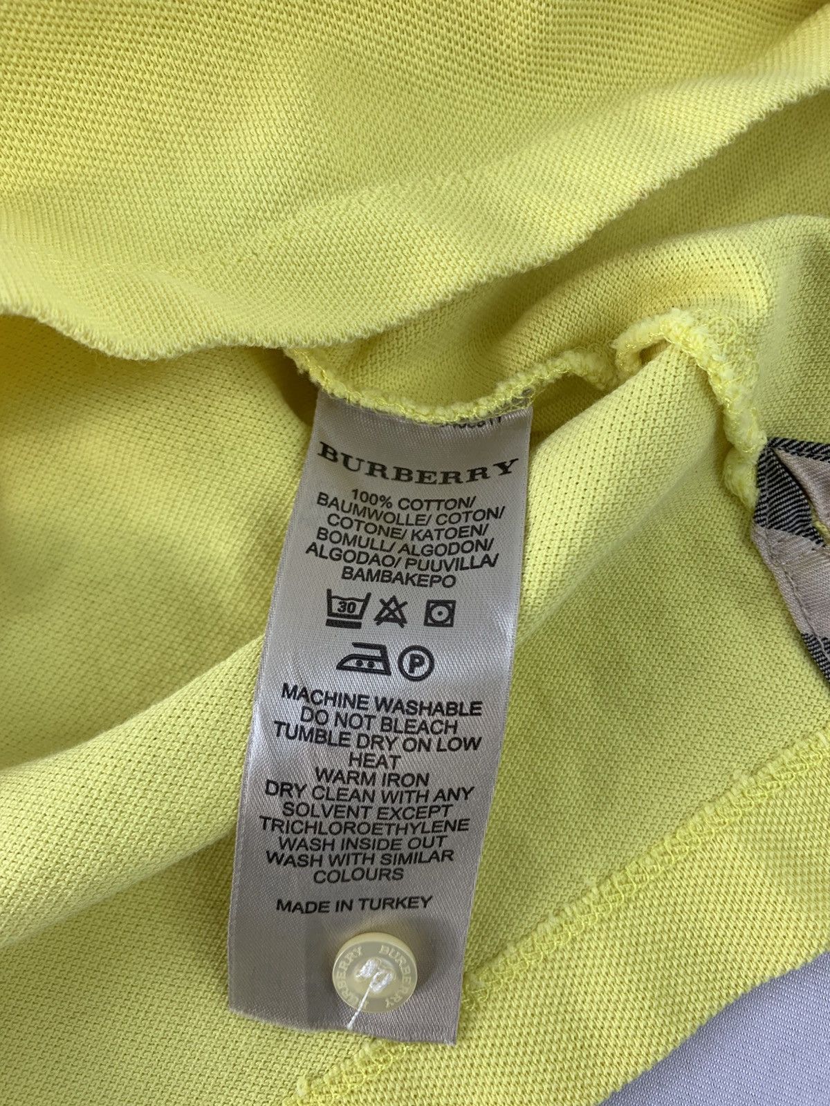 Burberry Burberry Brit Small Embroidery Logo Plain Polo Tee Tshirt Size US S / EU 44-46 / 1 - 6 Thumbnail