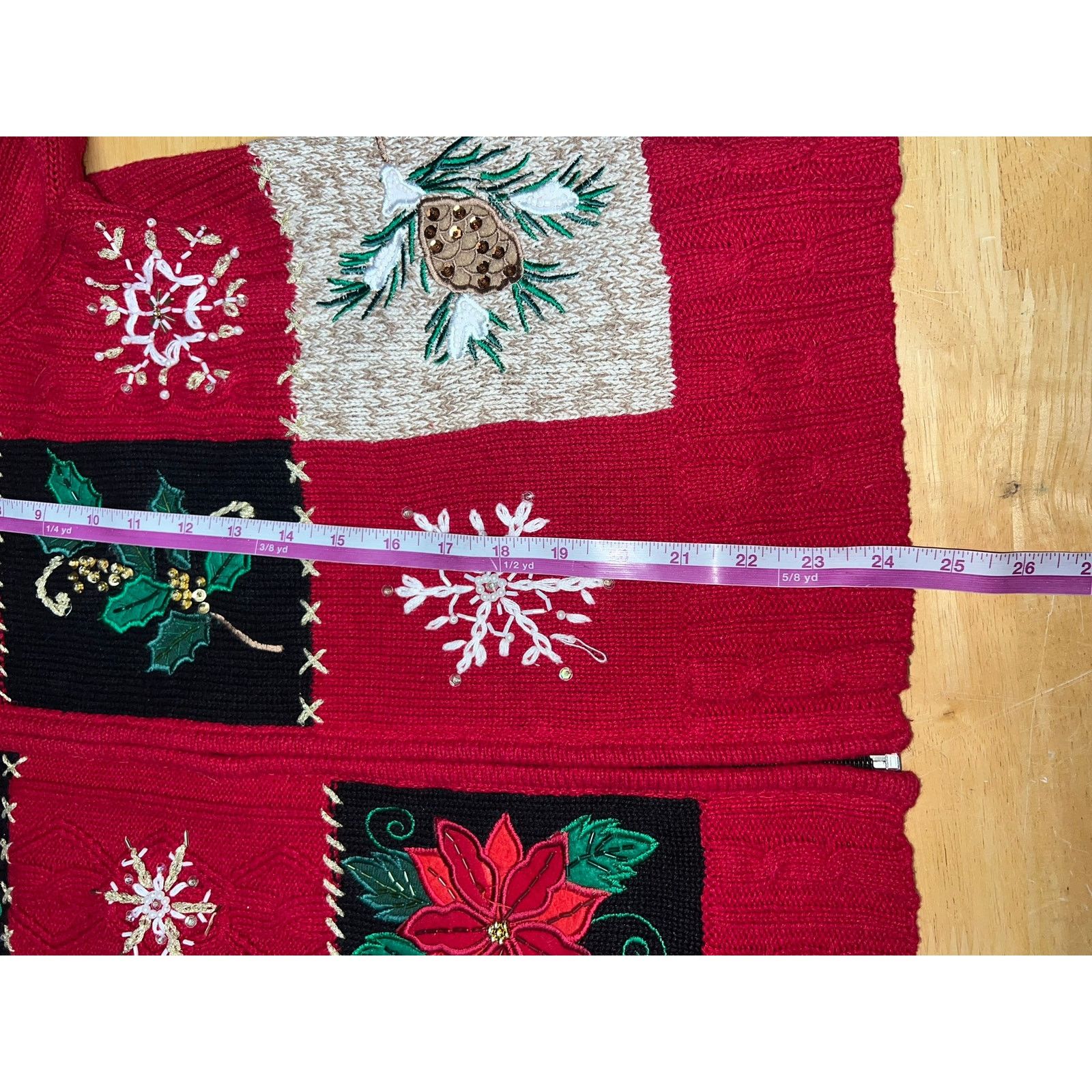 Vintage Tiara Christmas Collection Sweater International Winter L Size L / US 10 / IT 46 - 9 Thumbnail