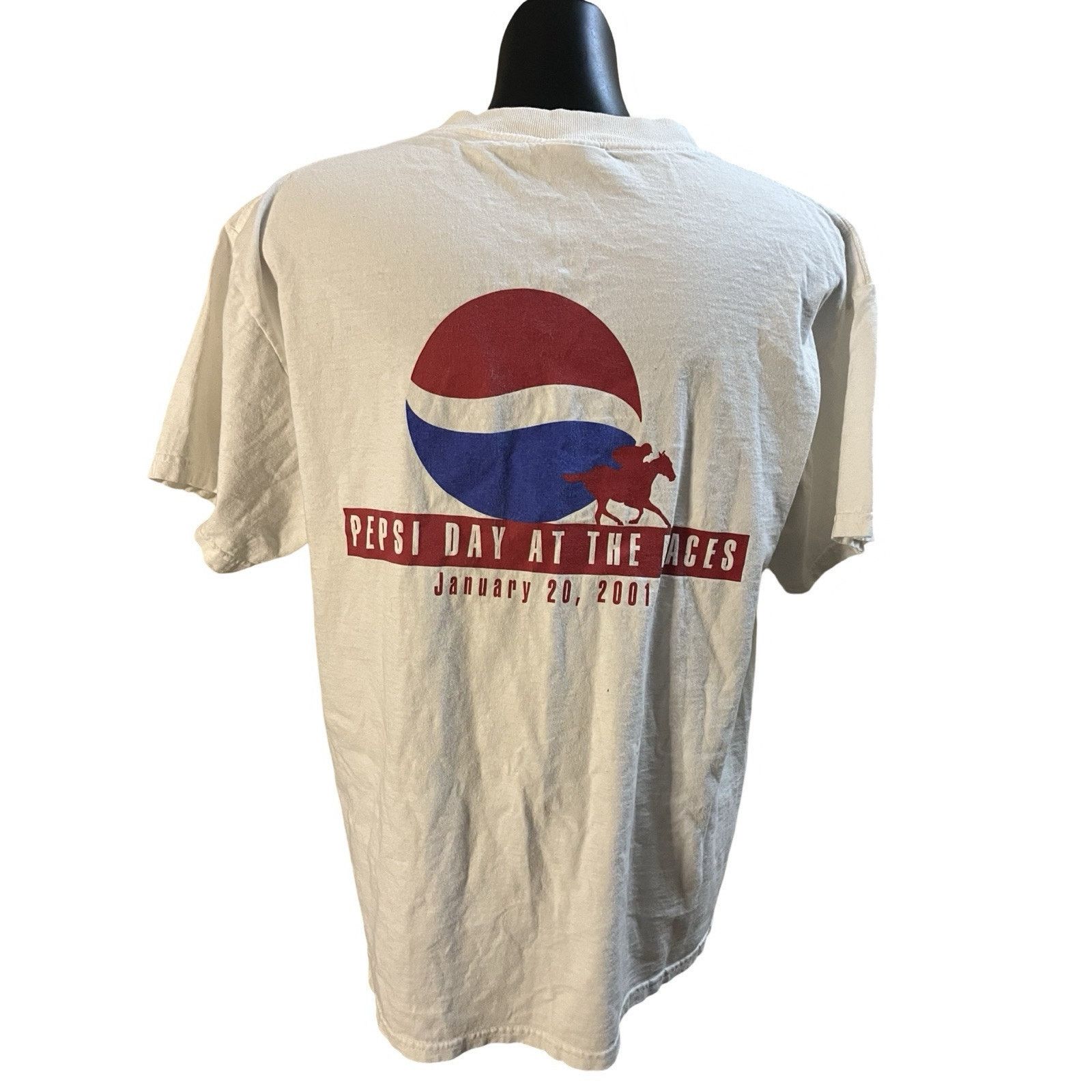 Delta VTG 2001 Pepsi Day at the Races Tee – Sunland Park Casino Size US L / EU 52-54 / 3 - 2 Thumbnail