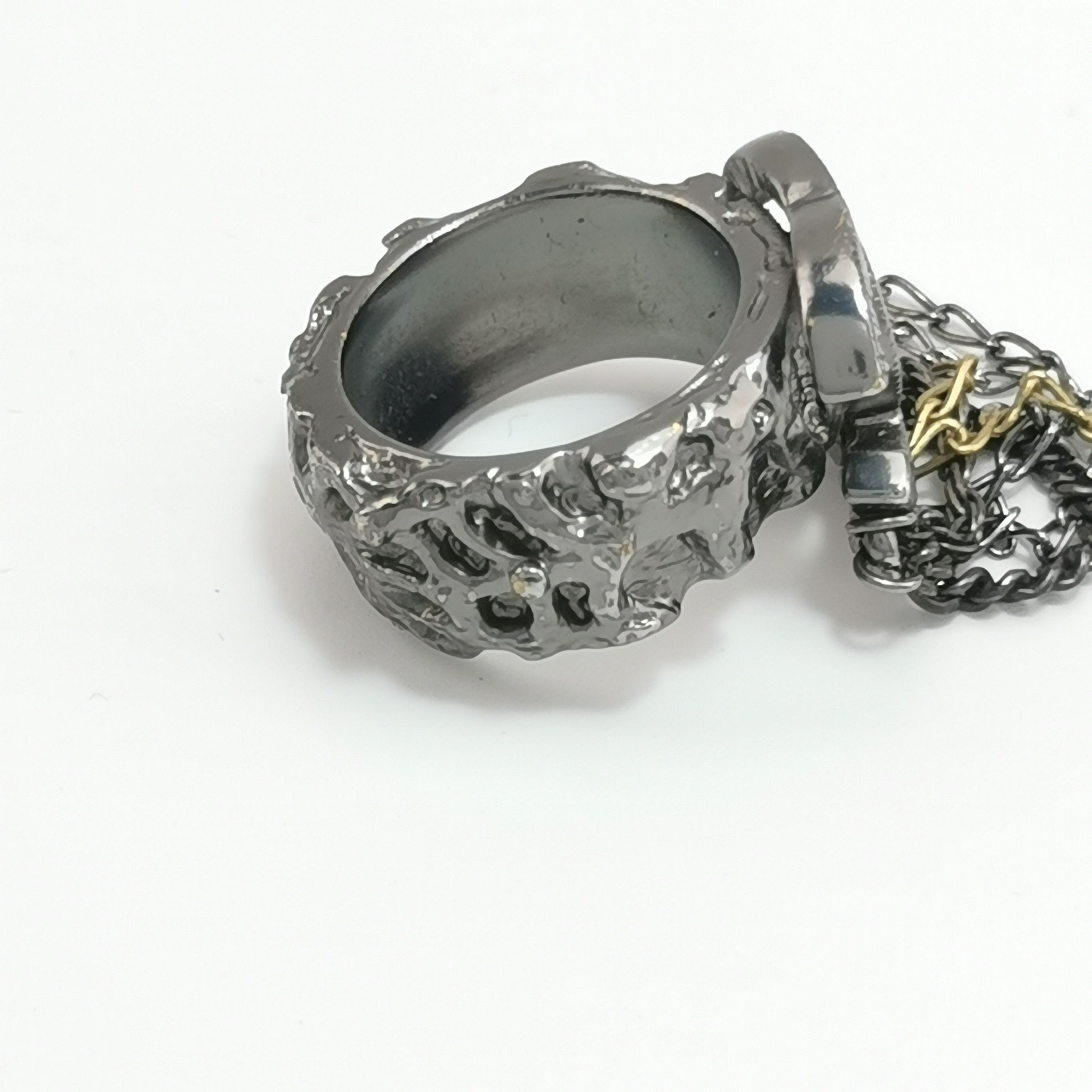 Chanel Chanel Double C Logo Ring Size 15 -z2505 Size ONE SIZE - 7 Thumbnail
