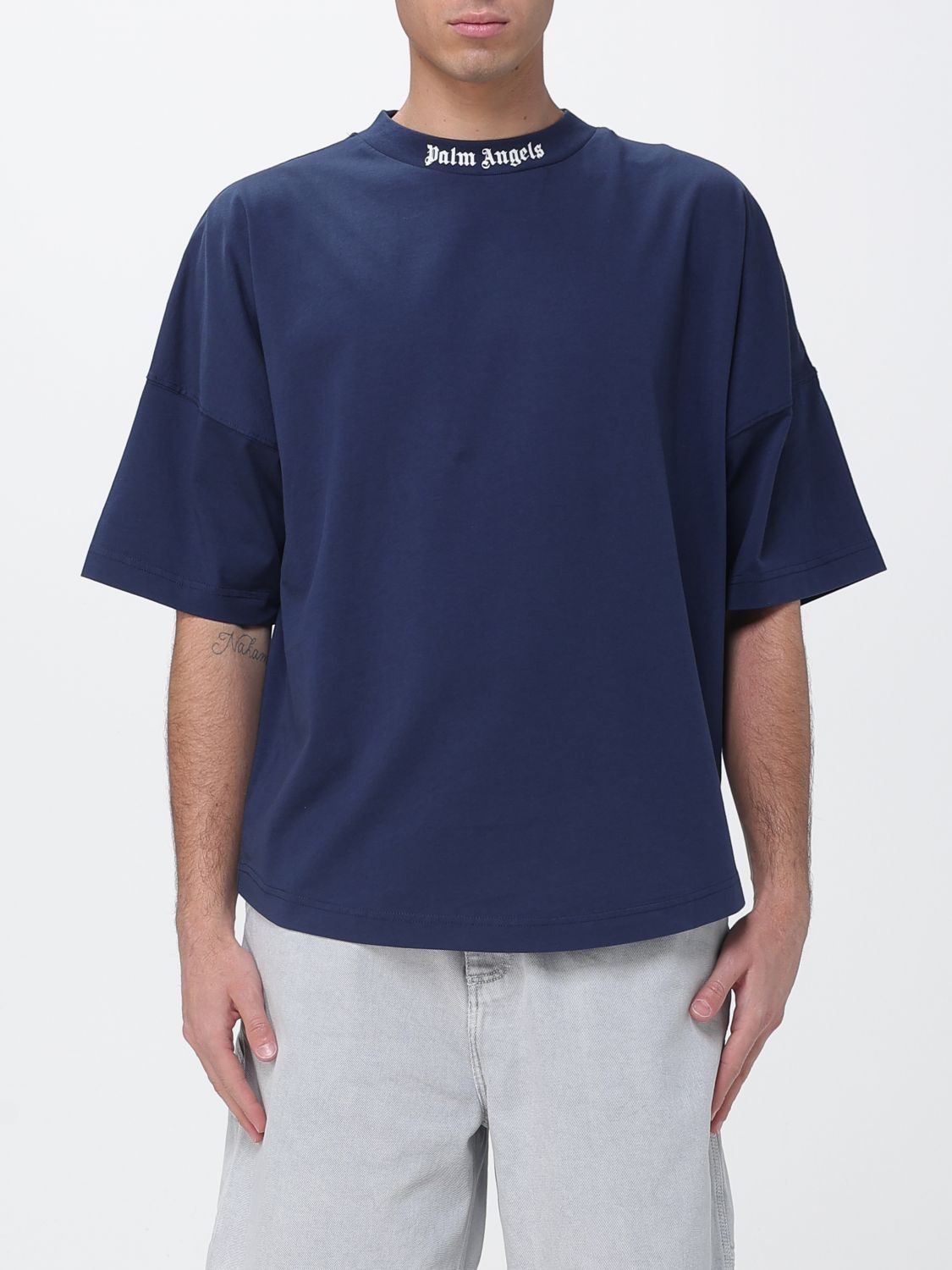 Palm Angels Palm Angels T-Shirt Men Blue Size US XS / EU 42 / 0 - 1 Thumbnail