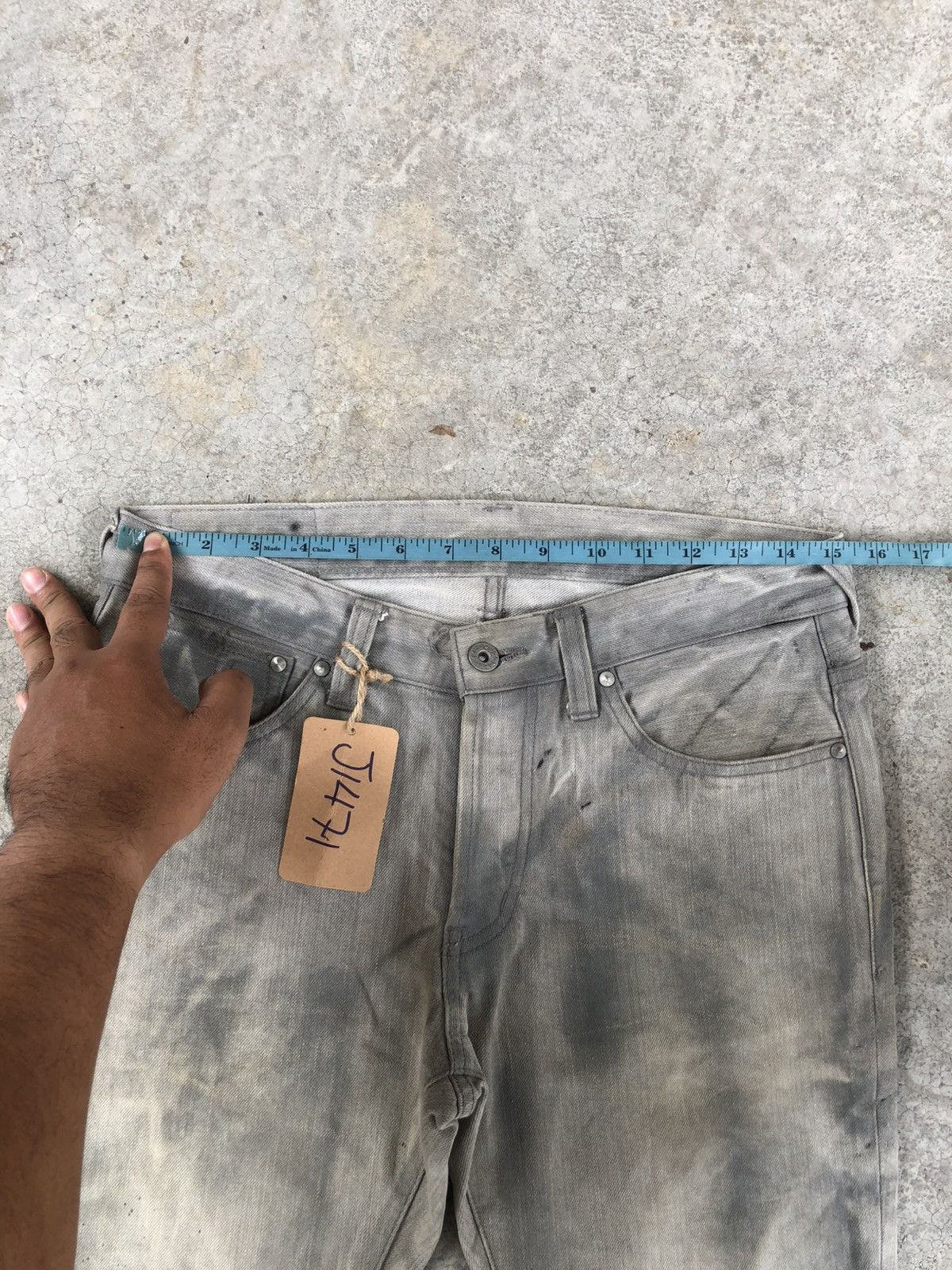 If Six Was Nine Tornado Mart Skinny Jeans Distressed Jeans Size US 30 / EU 46 - 21 Thumbnail