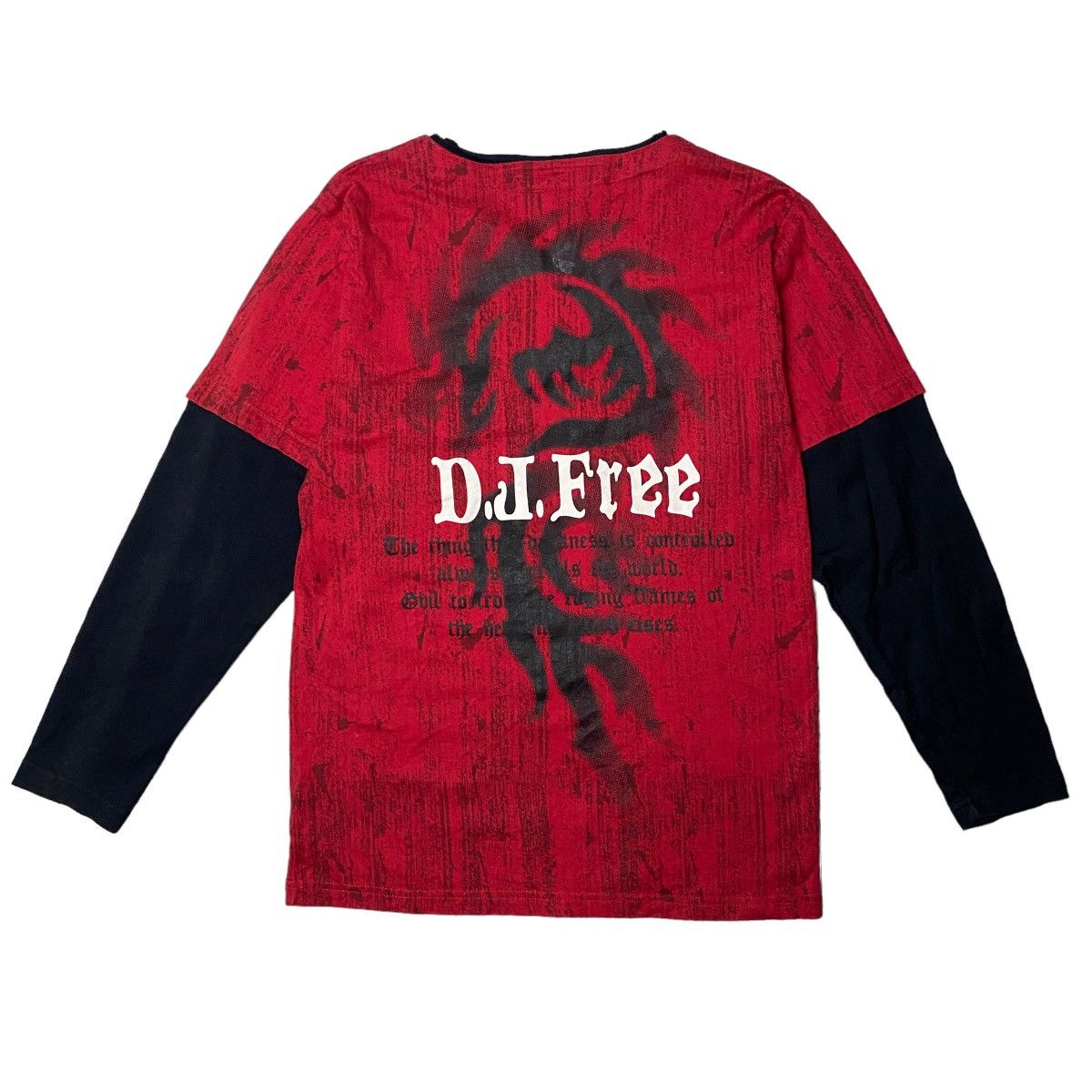 Hysteric Glamour 2000's D.J.Free Tribal Poem Longsleeve Size US S / EU 44-46 / 1 - 2 Thumbnail