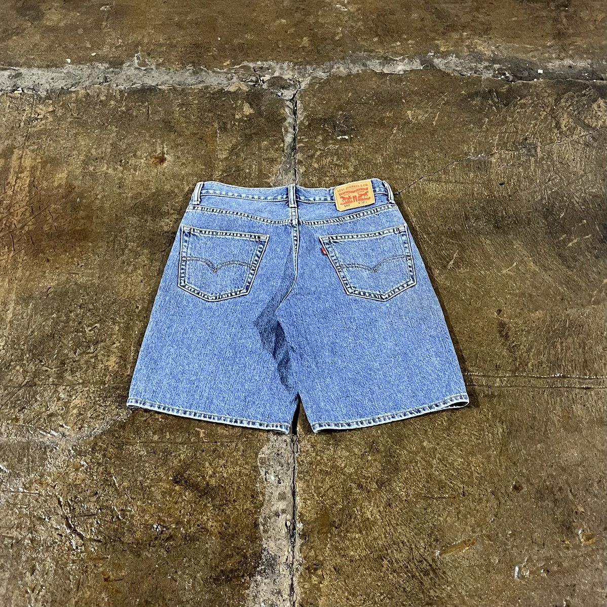 Levi's × Vintage Crazy Vintage Y2K Levi's 550 Jorts Essential Skater Shorts Size US 32 / EU 48 - 1 Thumbnail