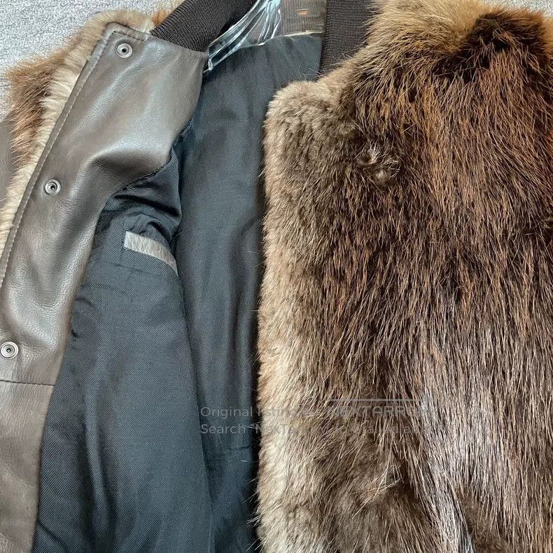 Givenchy Givenchy Beaver Fur Leather Lamb Leather Size US M / EU 48-50 / 2 - 4 Thumbnail