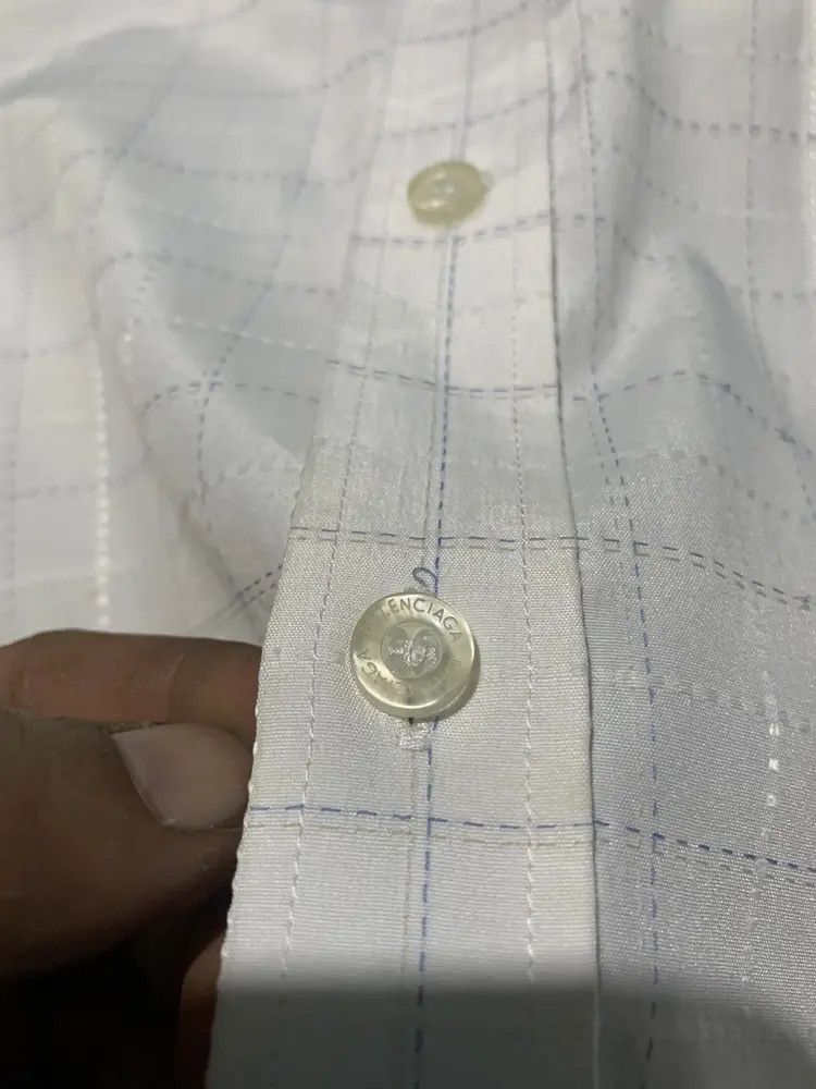 Balenciaga 90s Balenciaga stitches plaid shirt Size US M / EU 48-50 / 2 - 4 Thumbnail