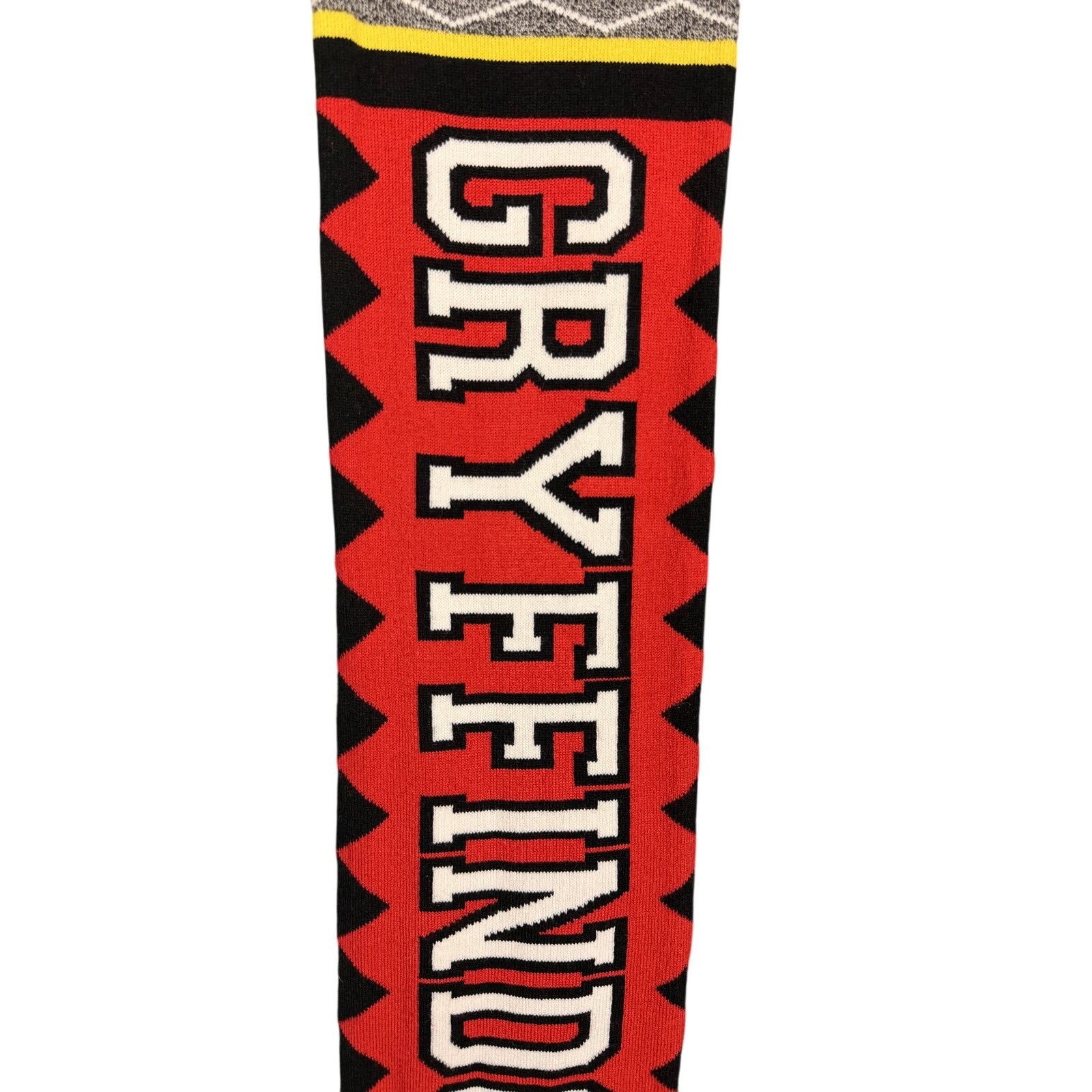 Warner Bros Harry Potter Gryffindor Spell Out Crest Acrylic Scarf Size ONE SIZE - 2 Thumbnail