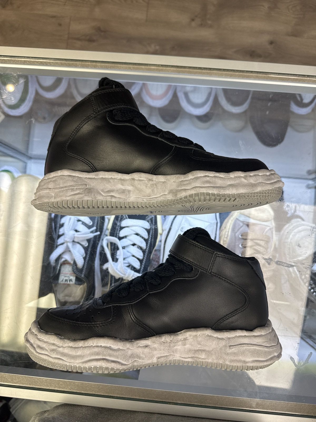 Maison MIHARA YASUHIRO Mmy maison Mihara Wayne High top black Size 41 8 brand new Size US 8 / EU 41 - 6 Thumbnail