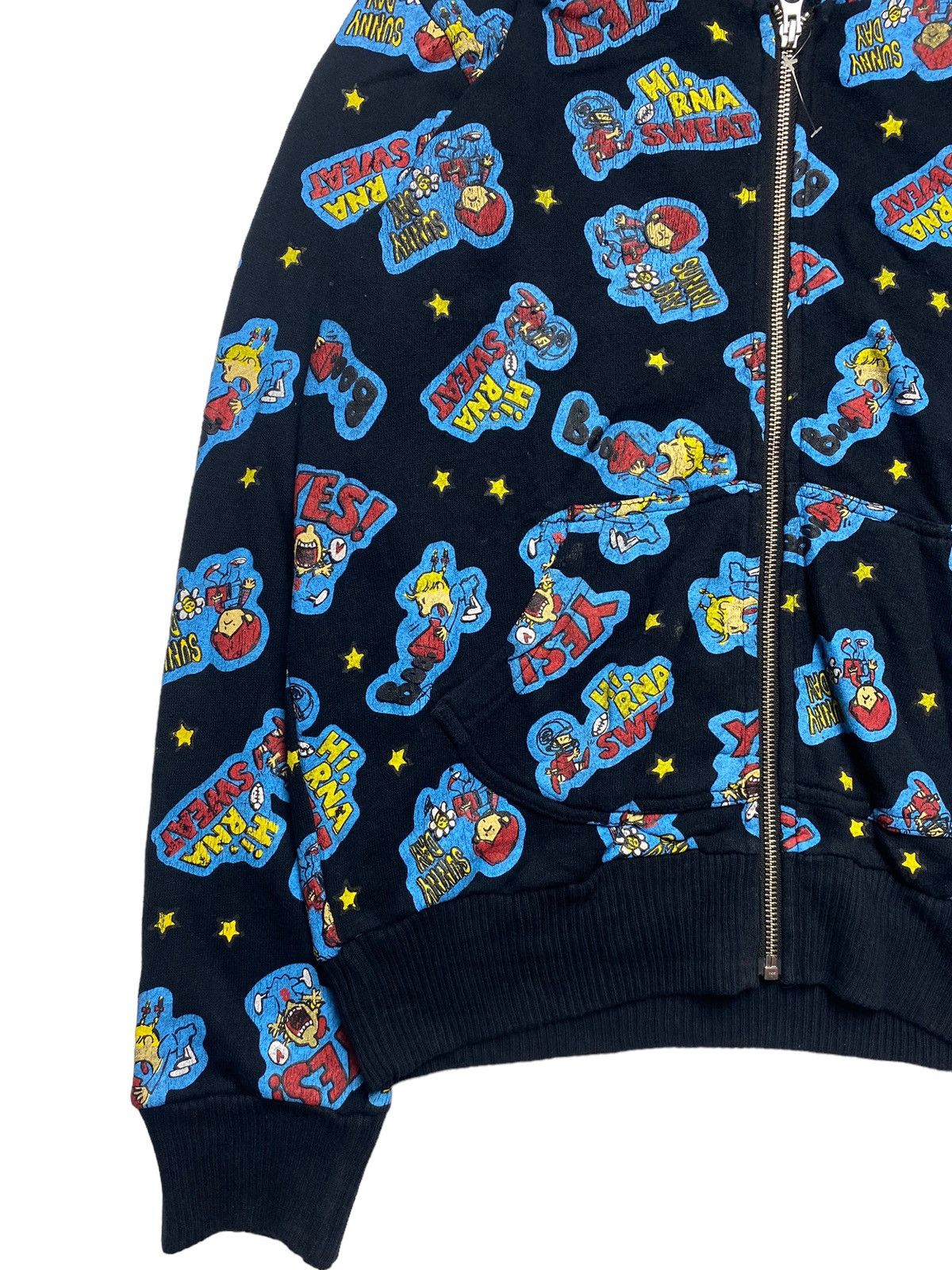 Japanese Brand 2000s RNA Inc - Printed Comic Zip Hoodie Size US L / EU 52-54 / 3 - 2 Thumbnail