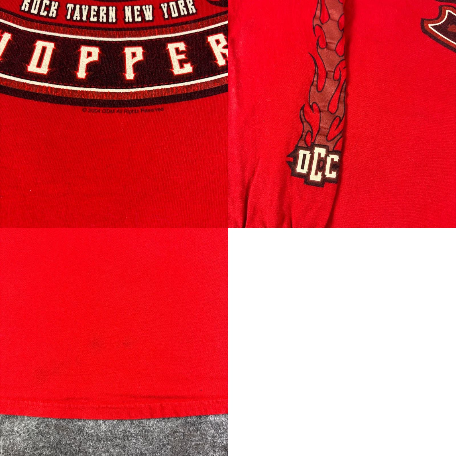 Vintage VINTAGE Orange County Choppers OCC Rock Tavern New York Long Sleeve Shirt Men XL Red Size US XL / EU 56 / 4 - 8 Thumbnail