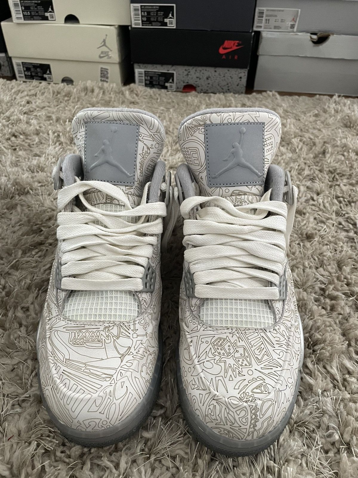 Jordan Brand Jordan 4 Laser Size US 8.5 / EU 41-42 - 4 Thumbnail