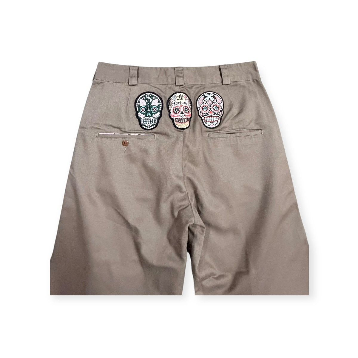 Sasquatchfabrix Vtg🔥Sasquatchfabrix Pattached Skull Chinos Short Pant Size US 34 / EU 50 - 9 Thumbnail
