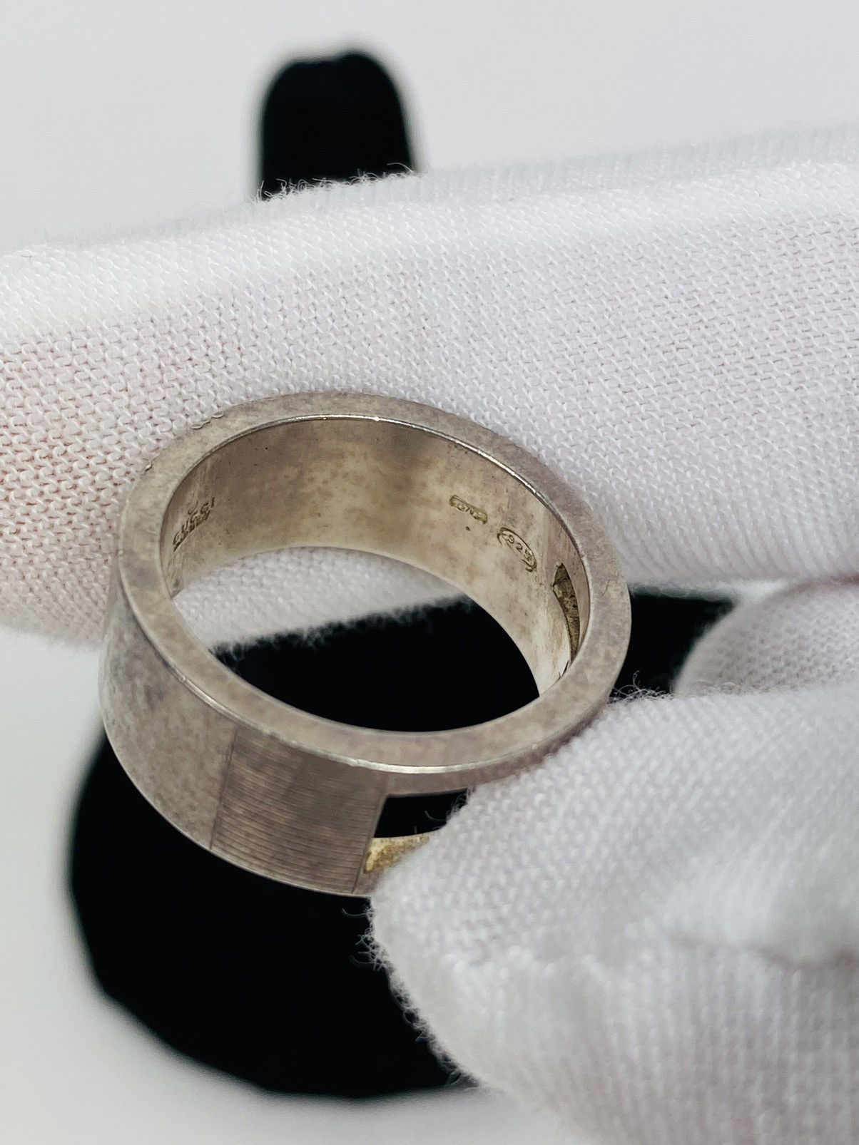Gucci Gucci .925 Silver G Ring size IT 8 Size ONE SIZE - 4 Thumbnail