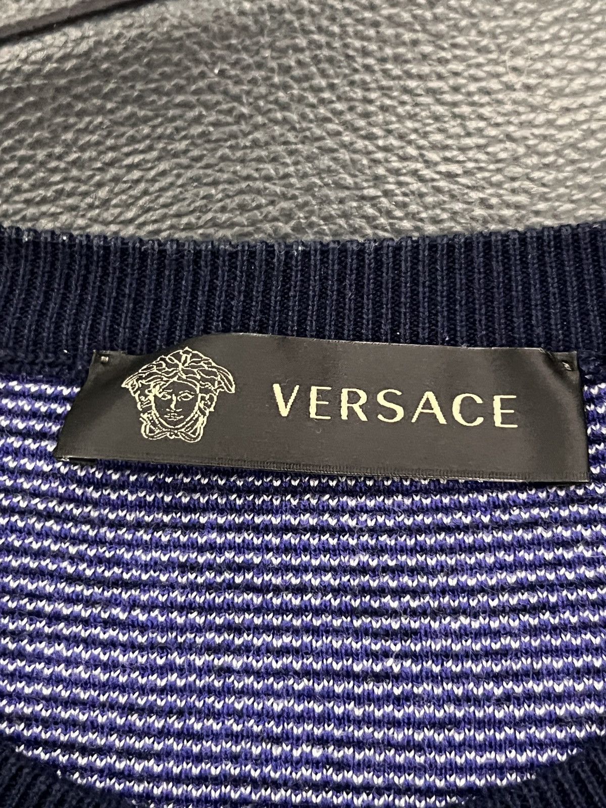 Versace Versace Medusa Knit Sweater Size US XXL / EU 58 / 5 - 16 Thumbnail