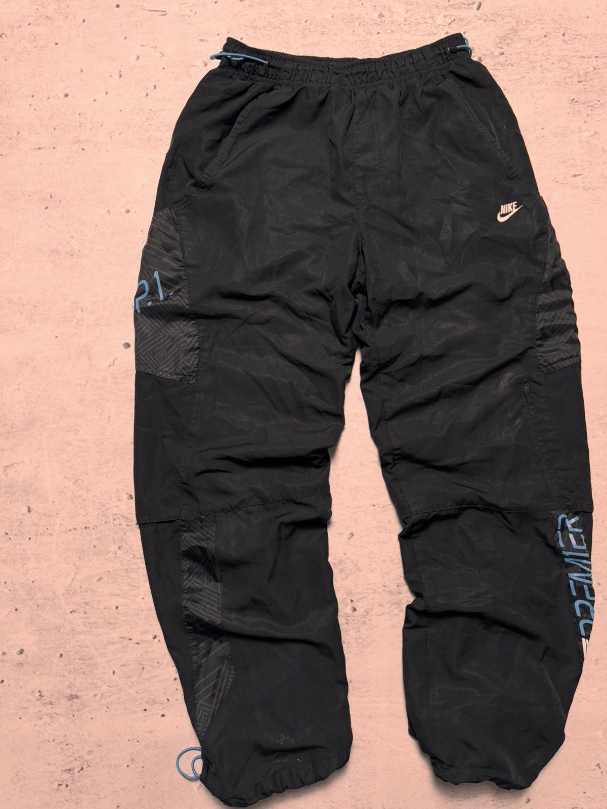 Nike × Vintage NIKE VINTAGE BASIC LOGO OVERSIZE BAGGY PANTS Size US 32 / EU 48 - 2 Thumbnail